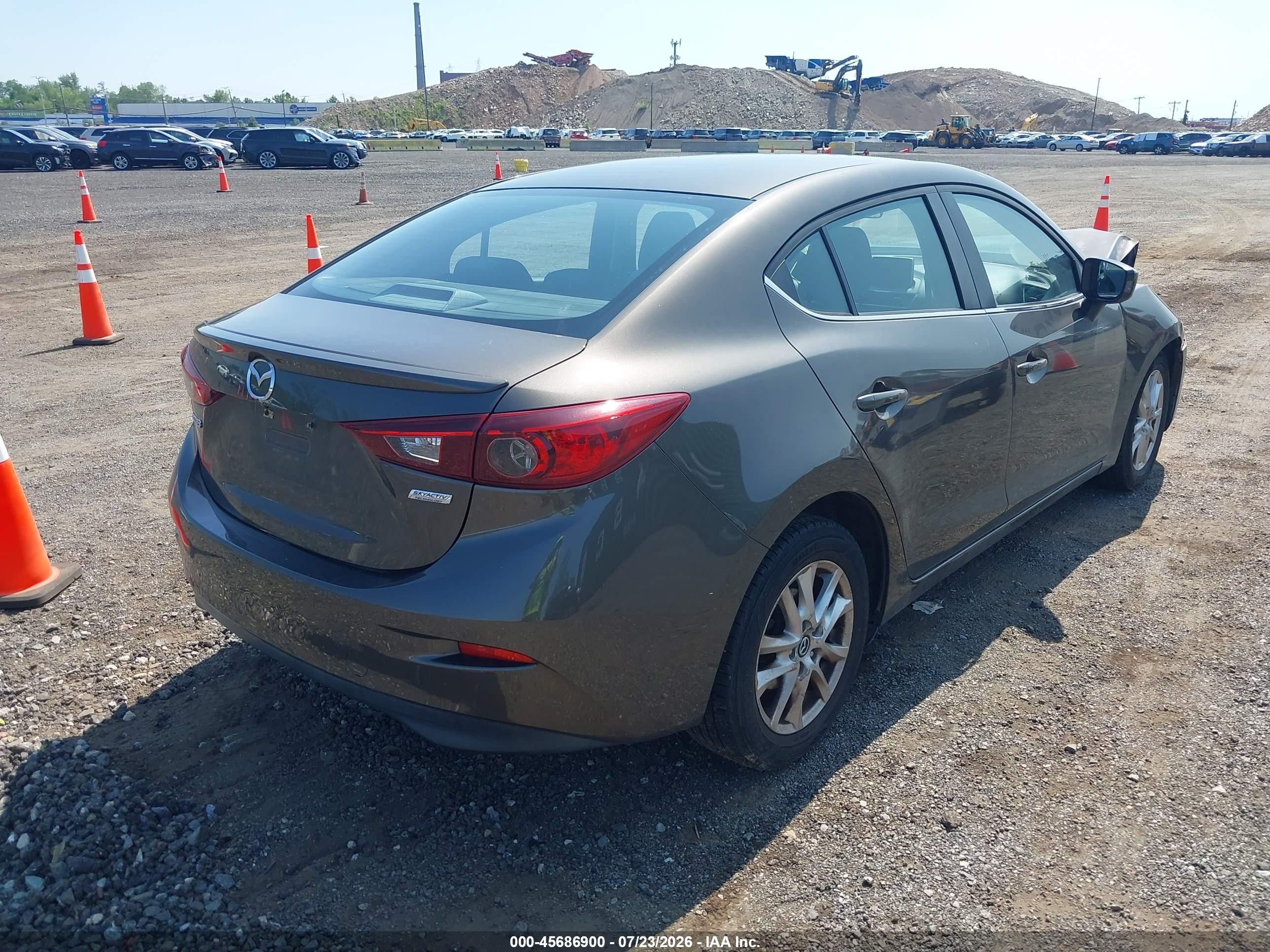 2015 Mazda Mazda3 I Touring Gray vin: JM1BM1V72F1249377