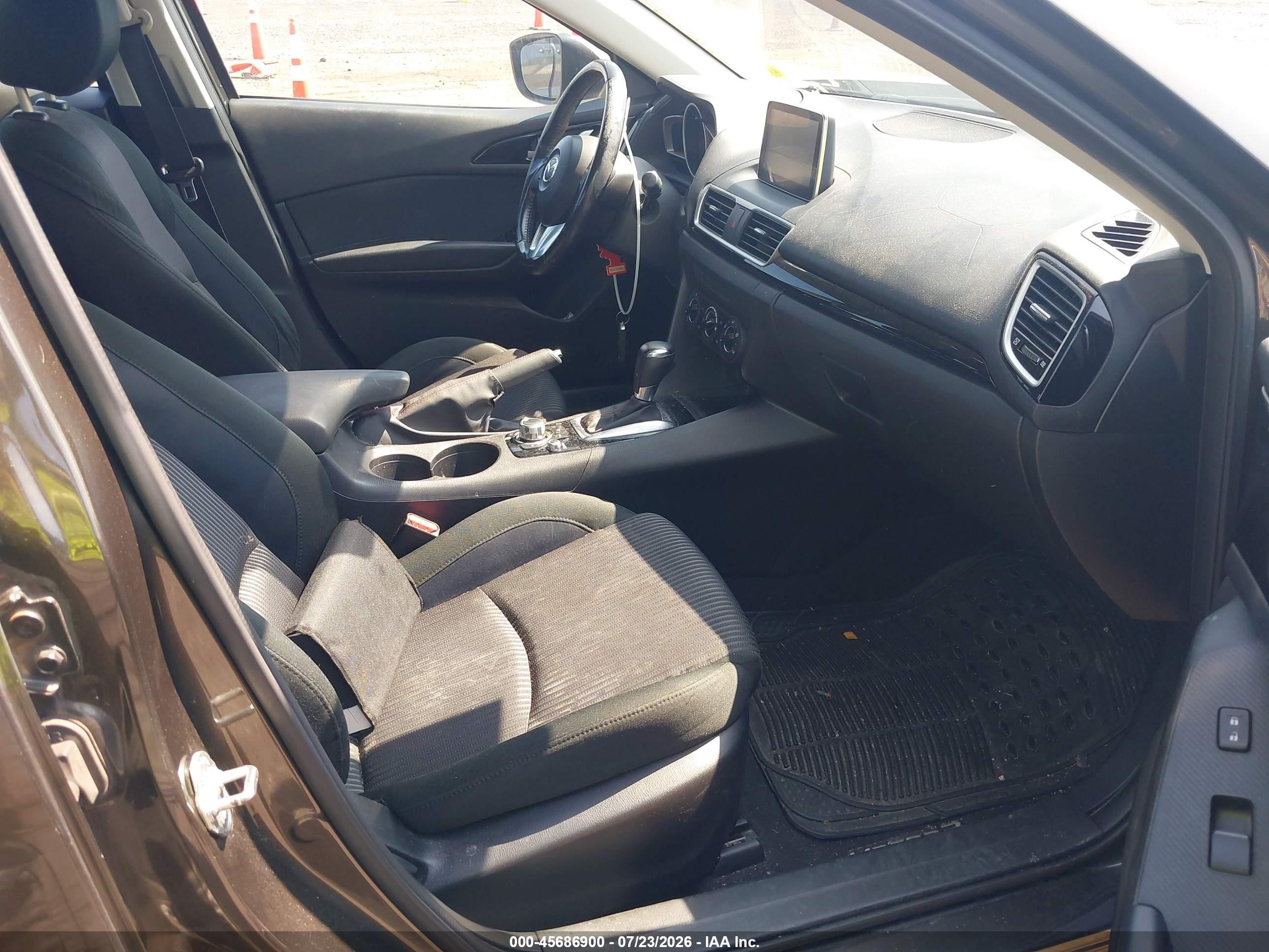 2015 Mazda Mazda3 I Touring Gray vin: JM1BM1V72F1249377