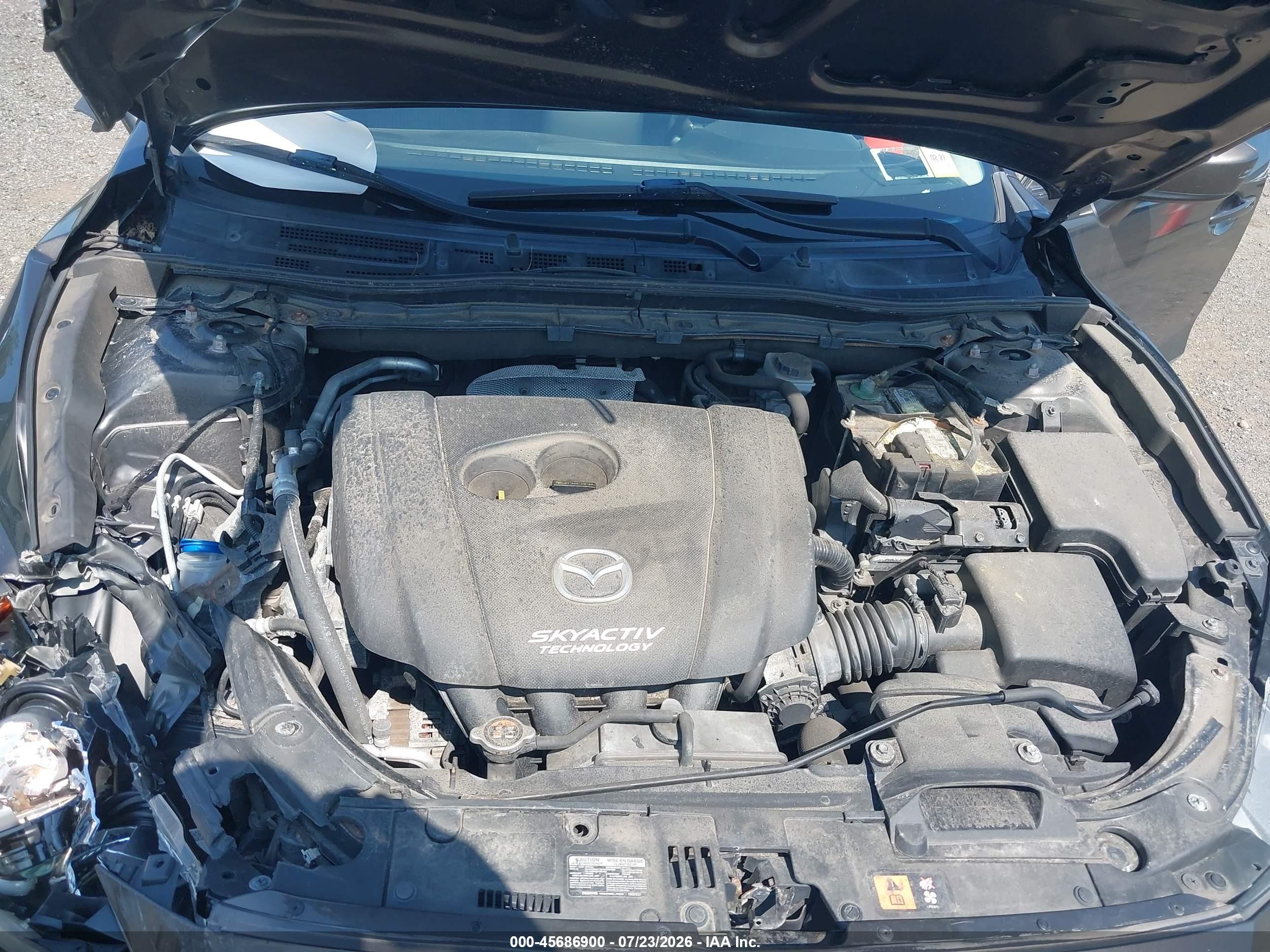 2015 Mazda Mazda3 I Touring Gray vin: JM1BM1V72F1249377