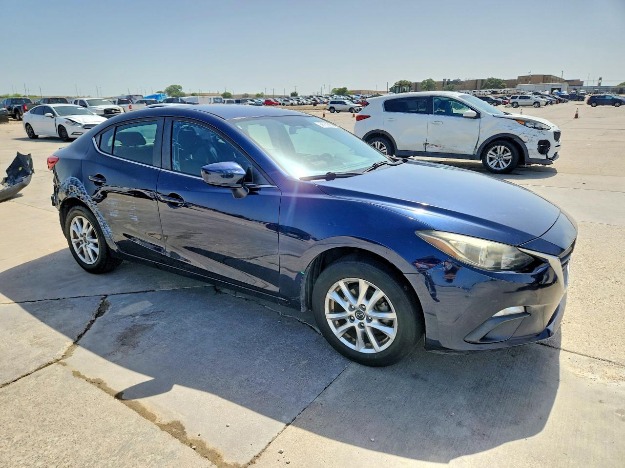 2014 Mazda 3 Touring Blue vin: JM1BM1V73E1116559