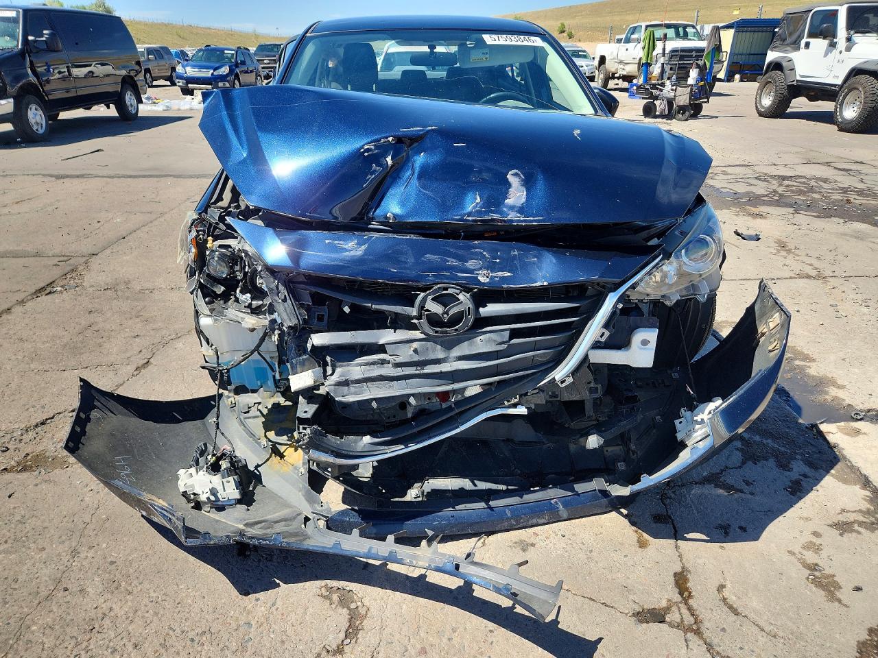 2014 Mazda 3 Touring Blue vin: JM1BM1V73E1125987