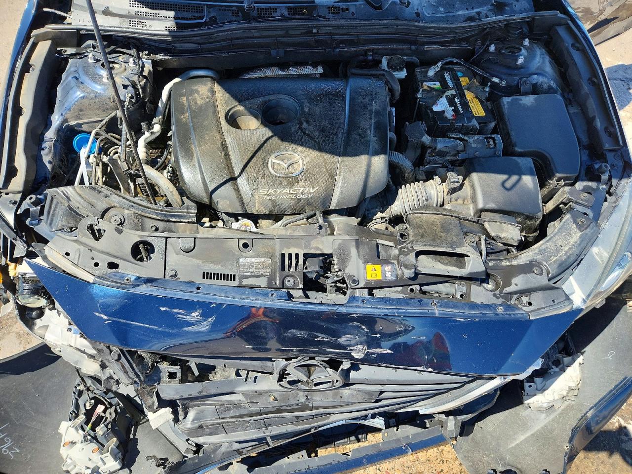 2014 Mazda 3 Touring Blue vin: JM1BM1V73E1125987