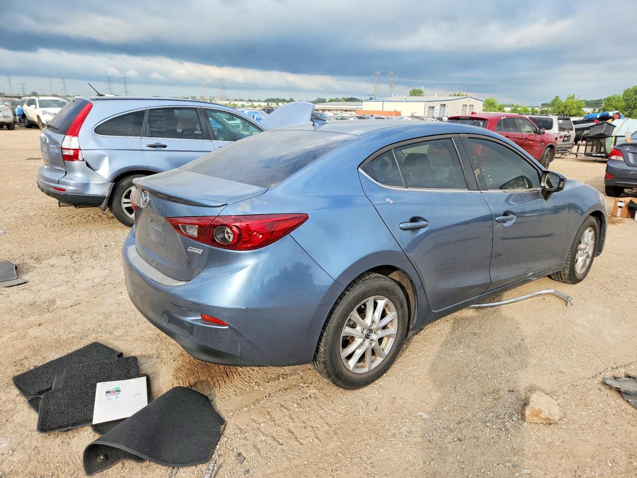 2014 Mazda 3 Touring Gray vin: JM1BM1V73E1201918