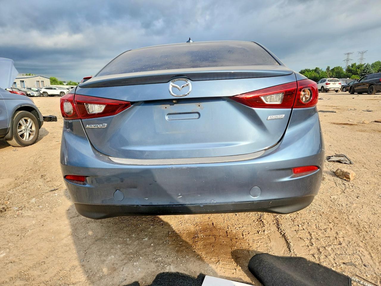 2014 Mazda 3 Touring Gray vin: JM1BM1V73E1201918