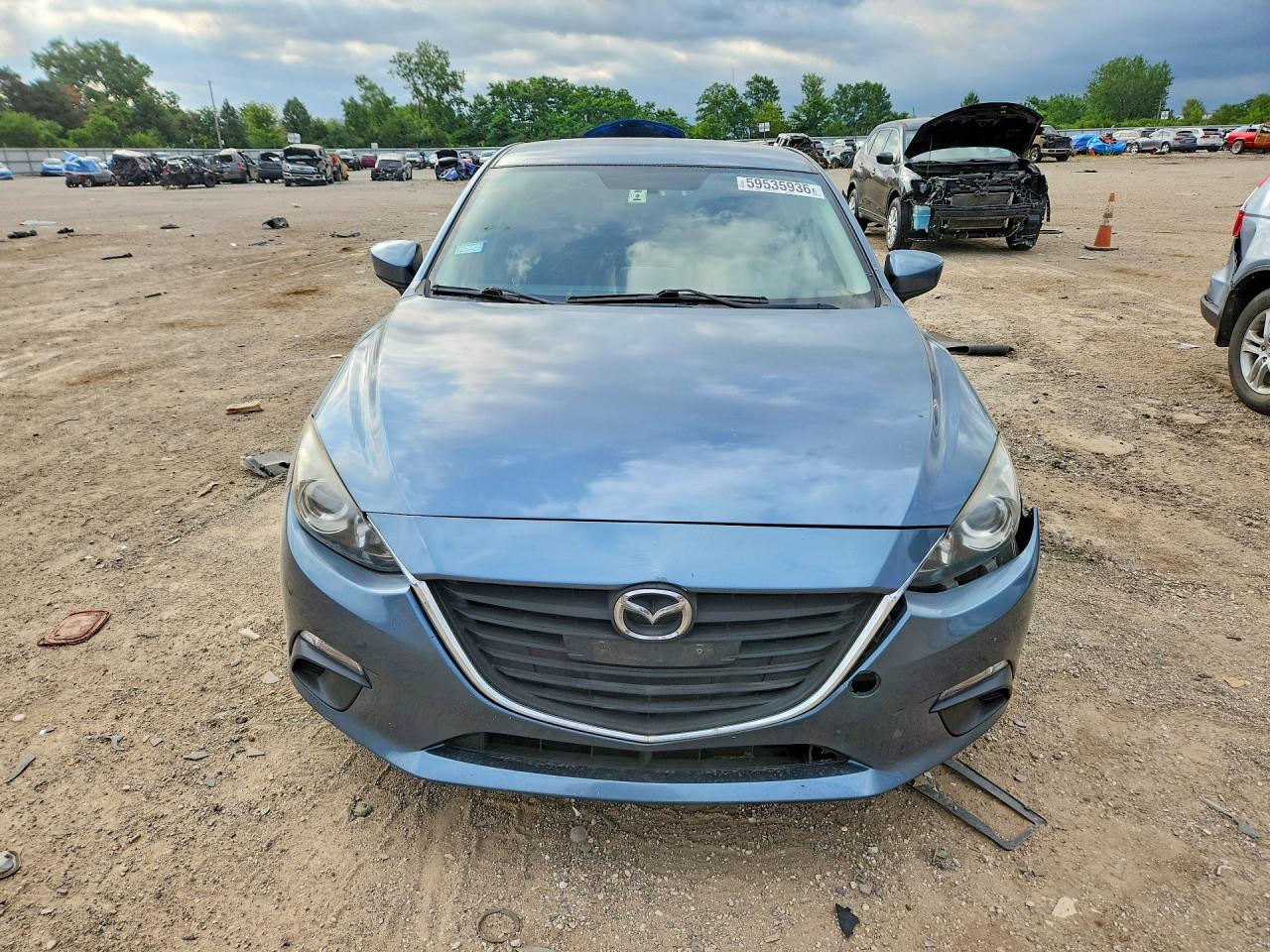 2014 Mazda 3 Touring Gray vin: JM1BM1V73E1201918