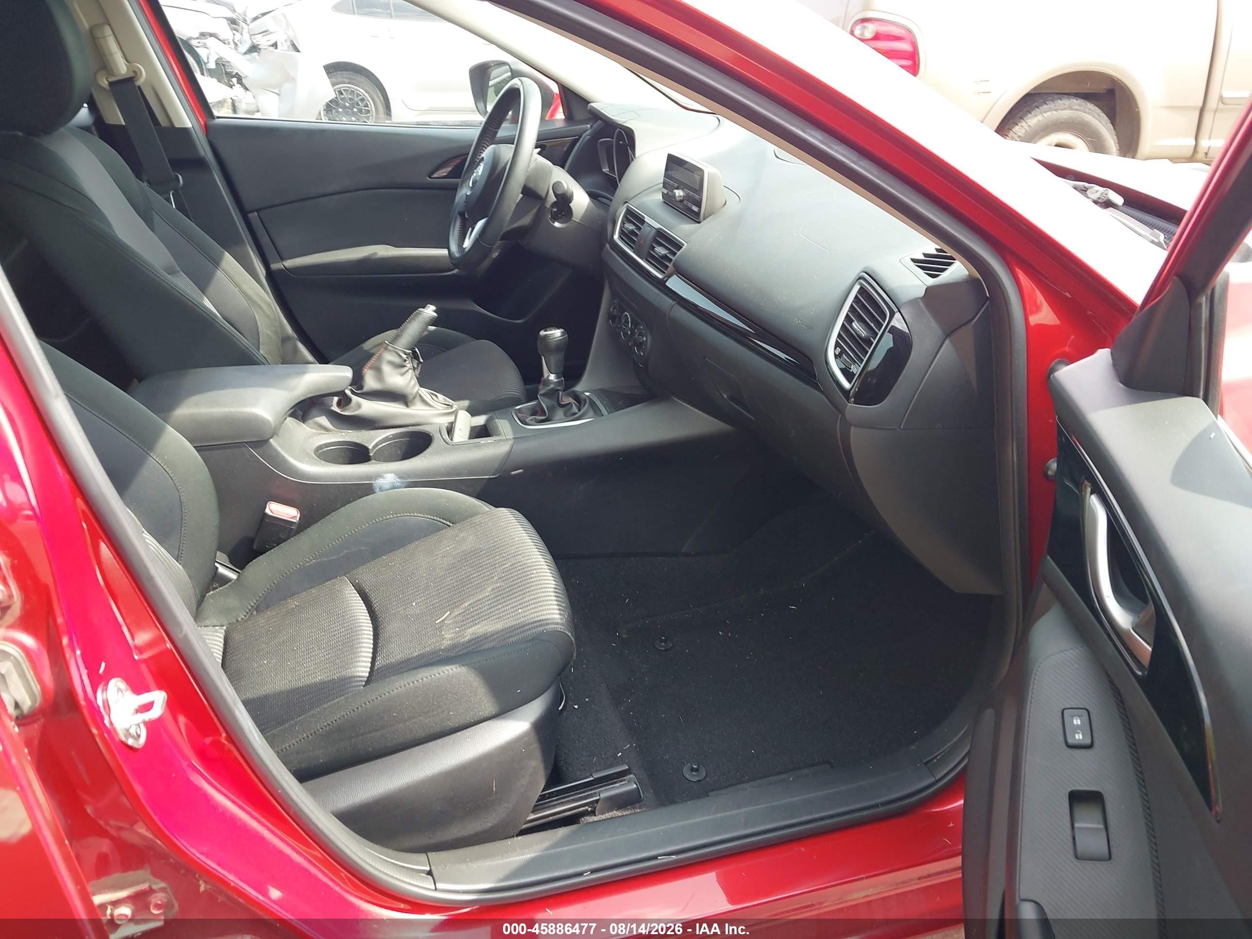 2014 Mazda Mazda3 I Touring Красный vin: JM1BM1V74E1111371