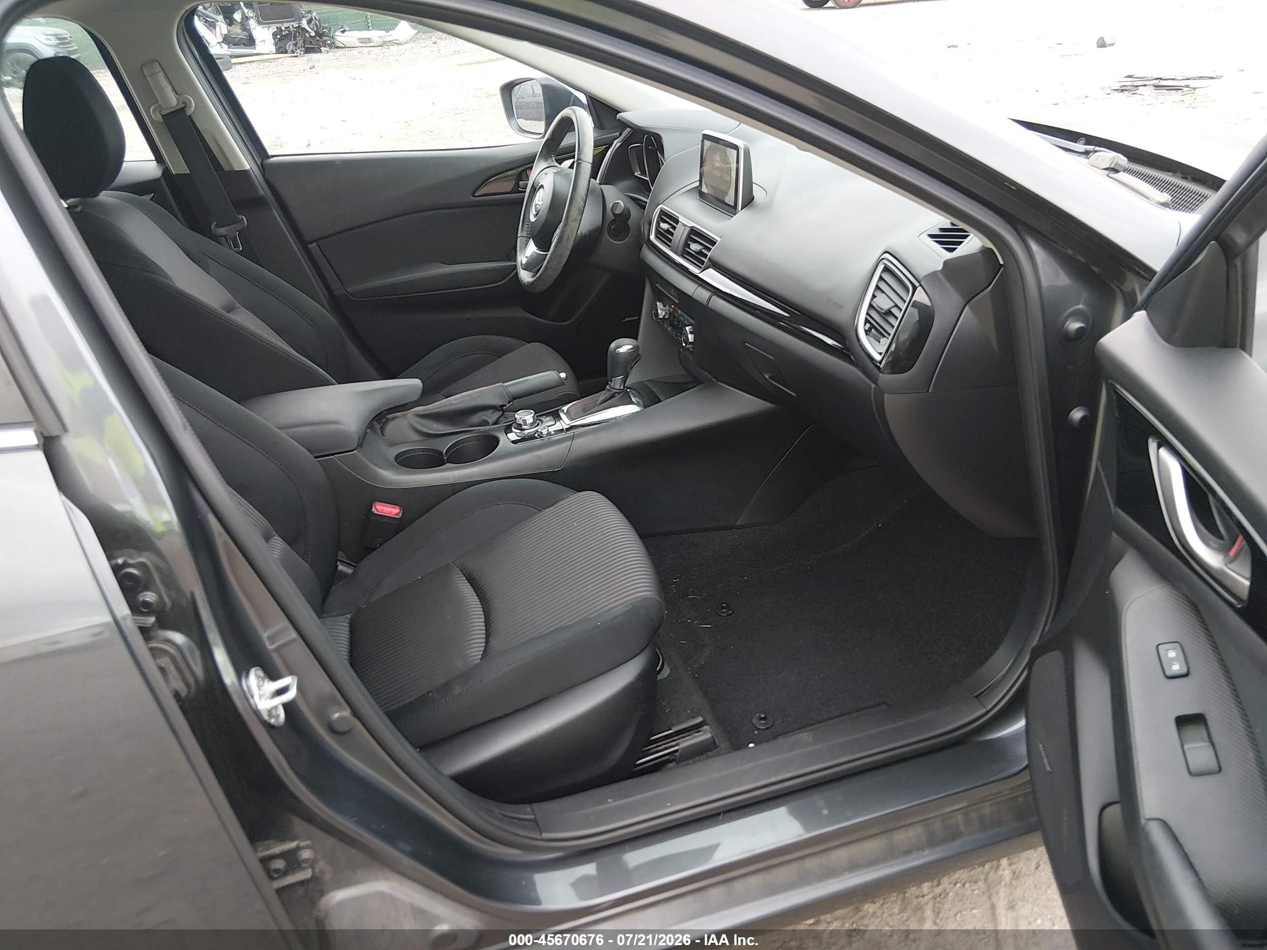 2014 Mazda Mazda3 I Touring Gray vin: JM1BM1V74E1149263