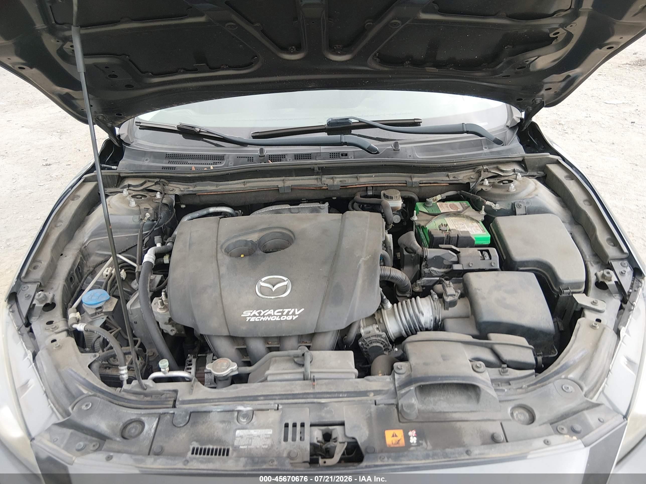 2014 Mazda Mazda3 I Touring Gray vin: JM1BM1V74E1149263
