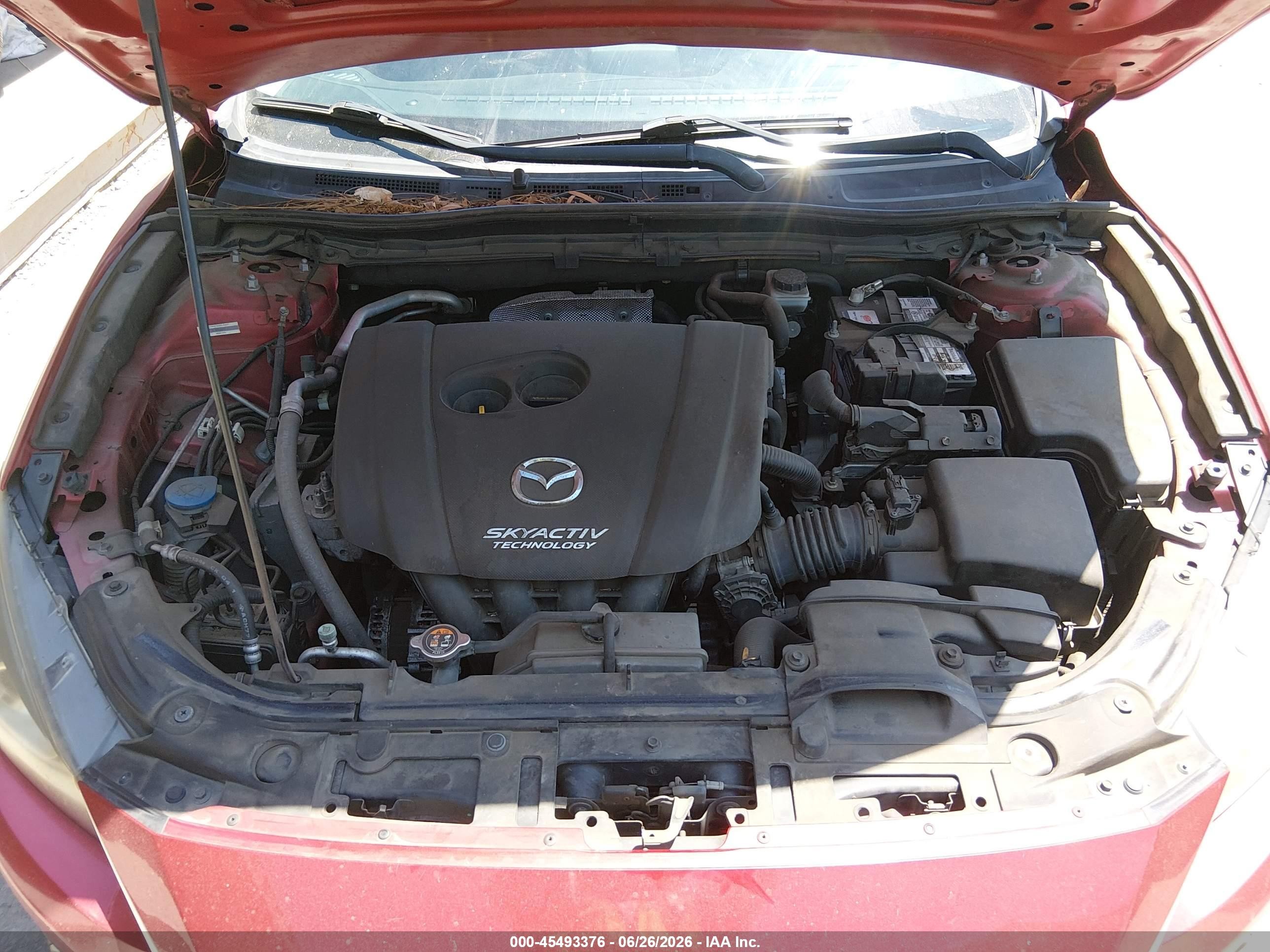 2014 Mazda Mazda3 I Touring Красный vin: JM1BM1V74E1151482