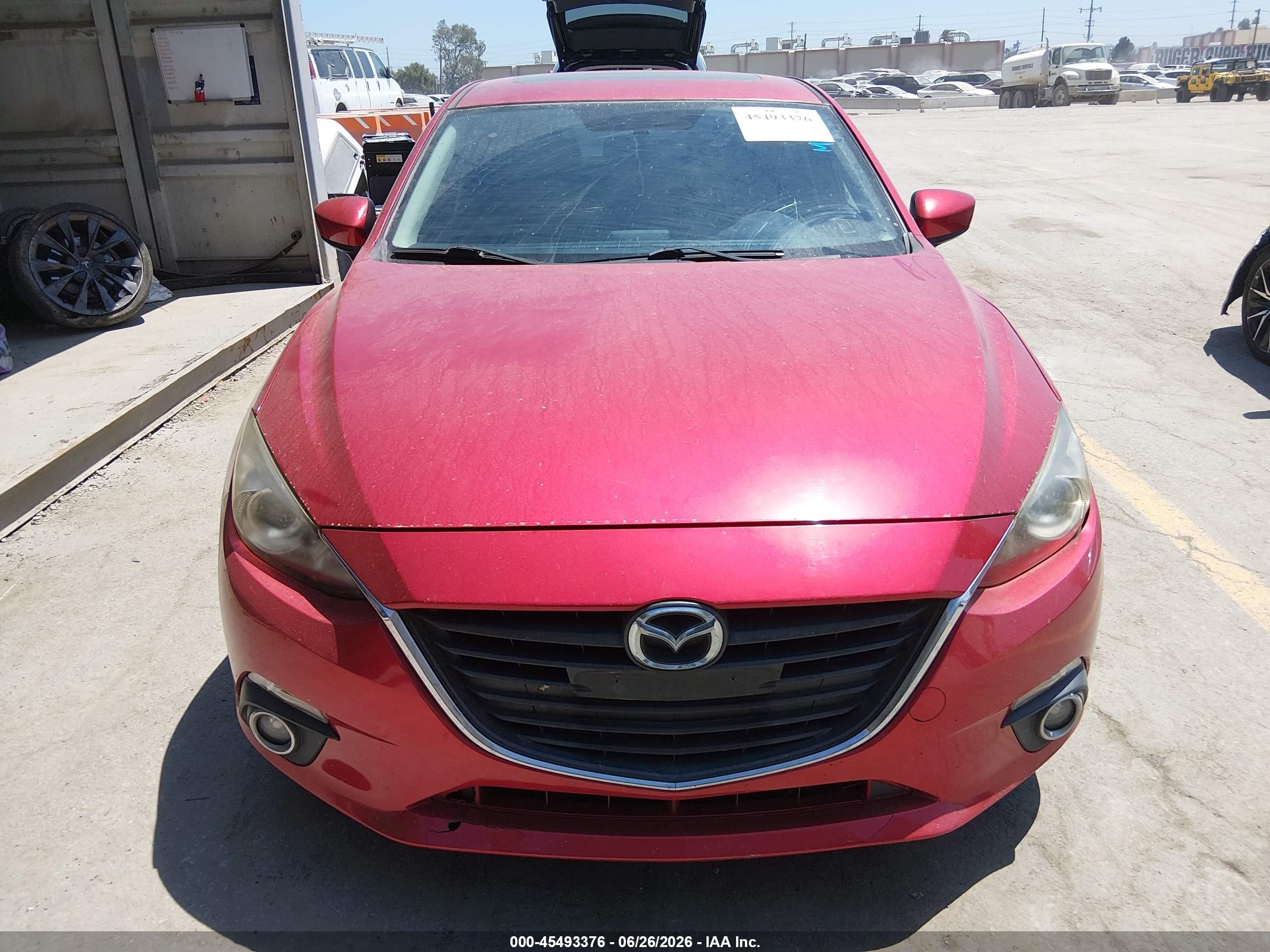 2014 Mazda Mazda3 I Touring Красный vin: JM1BM1V74E1151482