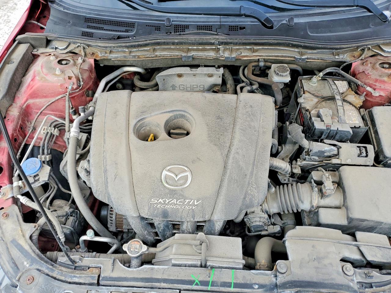 2014 Mazda 3 Touring Красный vin: JM1BM1V74E1164944