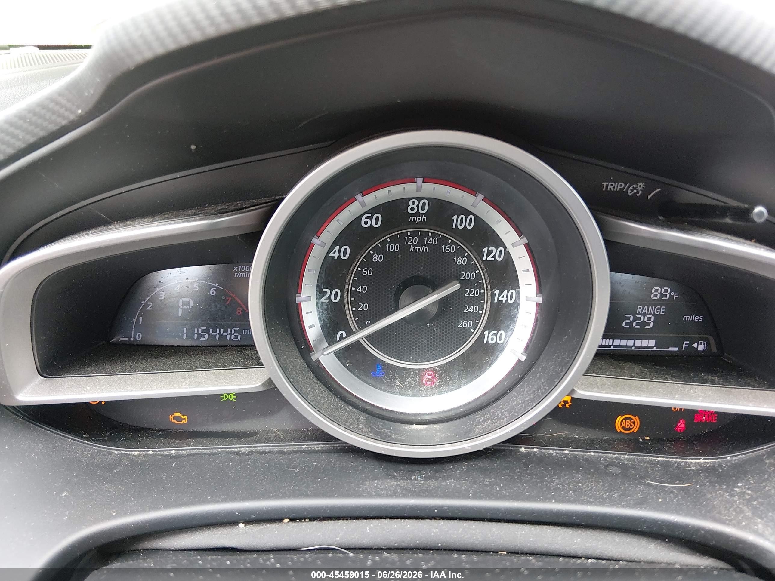 2015 Mazda Mazda3 I Touring Red vin: JM1BM1V74F1247727