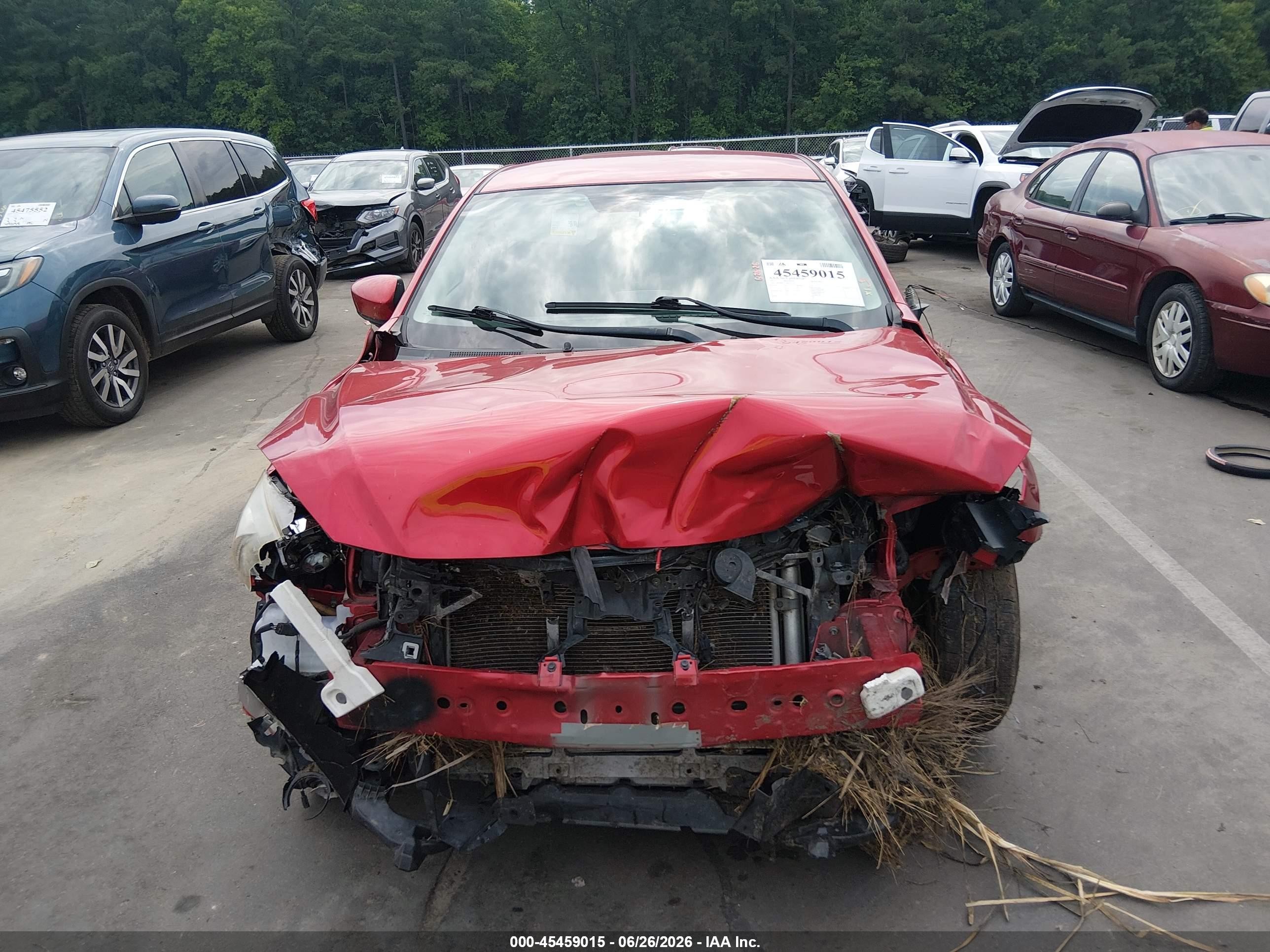 2015 Mazda Mazda3 I Touring Red vin: JM1BM1V74F1247727