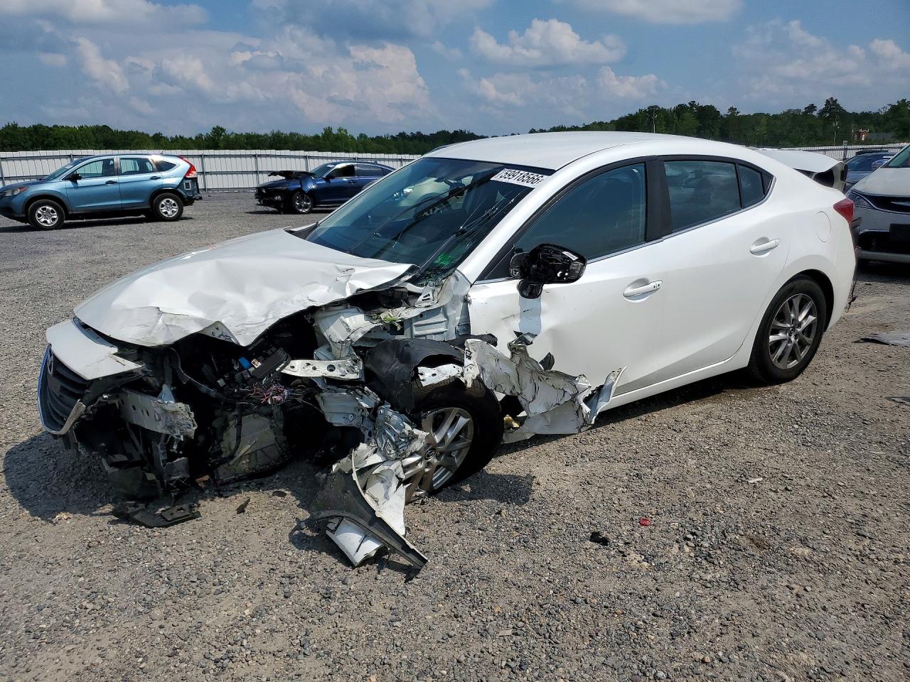 2014 Mazda 3 Touring White vin: JM1BM1V75E1115056