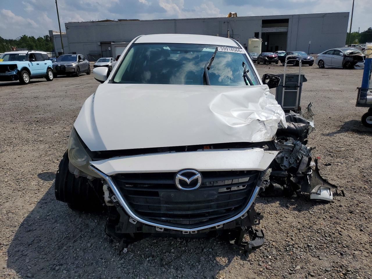 2014 Mazda 3 Touring White vin: JM1BM1V75E1115056