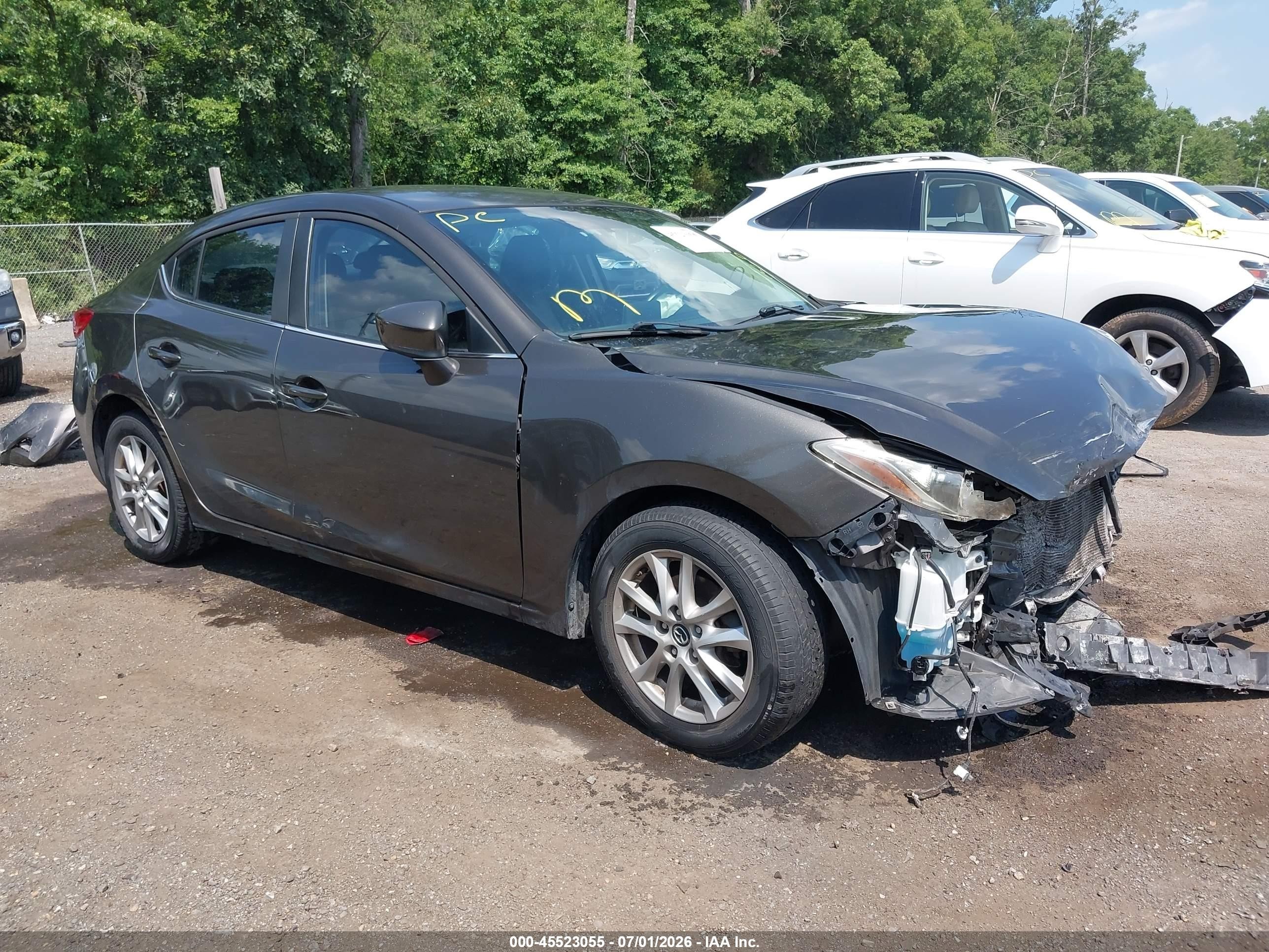 2014 Mazda Mazda3 I Touring Серый vin: JM1BM1V75E1115655