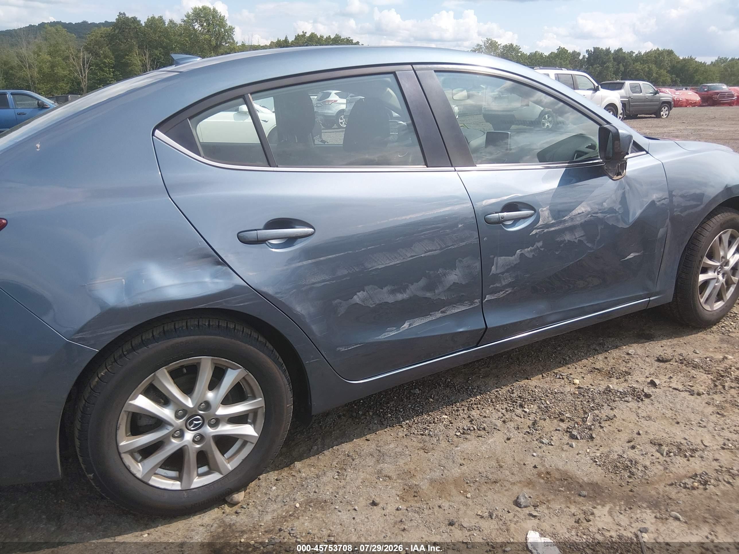 2015 Mazda Mazda3 I Touring Blue vin: JM1BM1V75F1249891