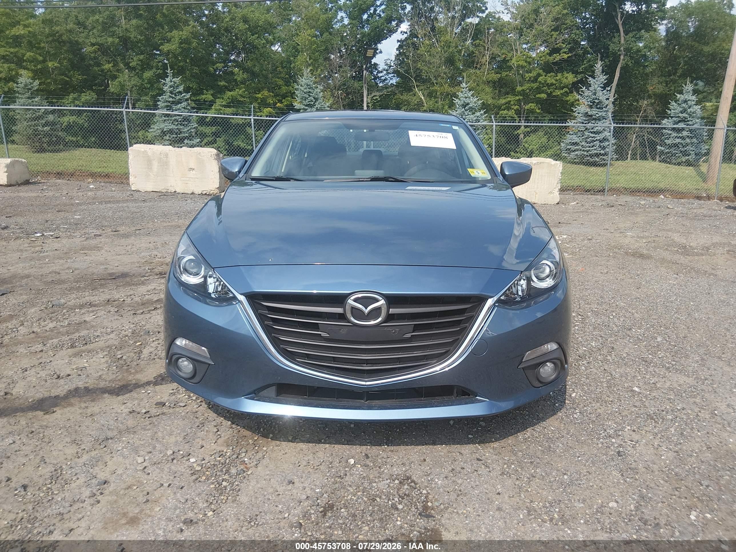2015 Mazda Mazda3 I Touring Blue vin: JM1BM1V75F1249891
