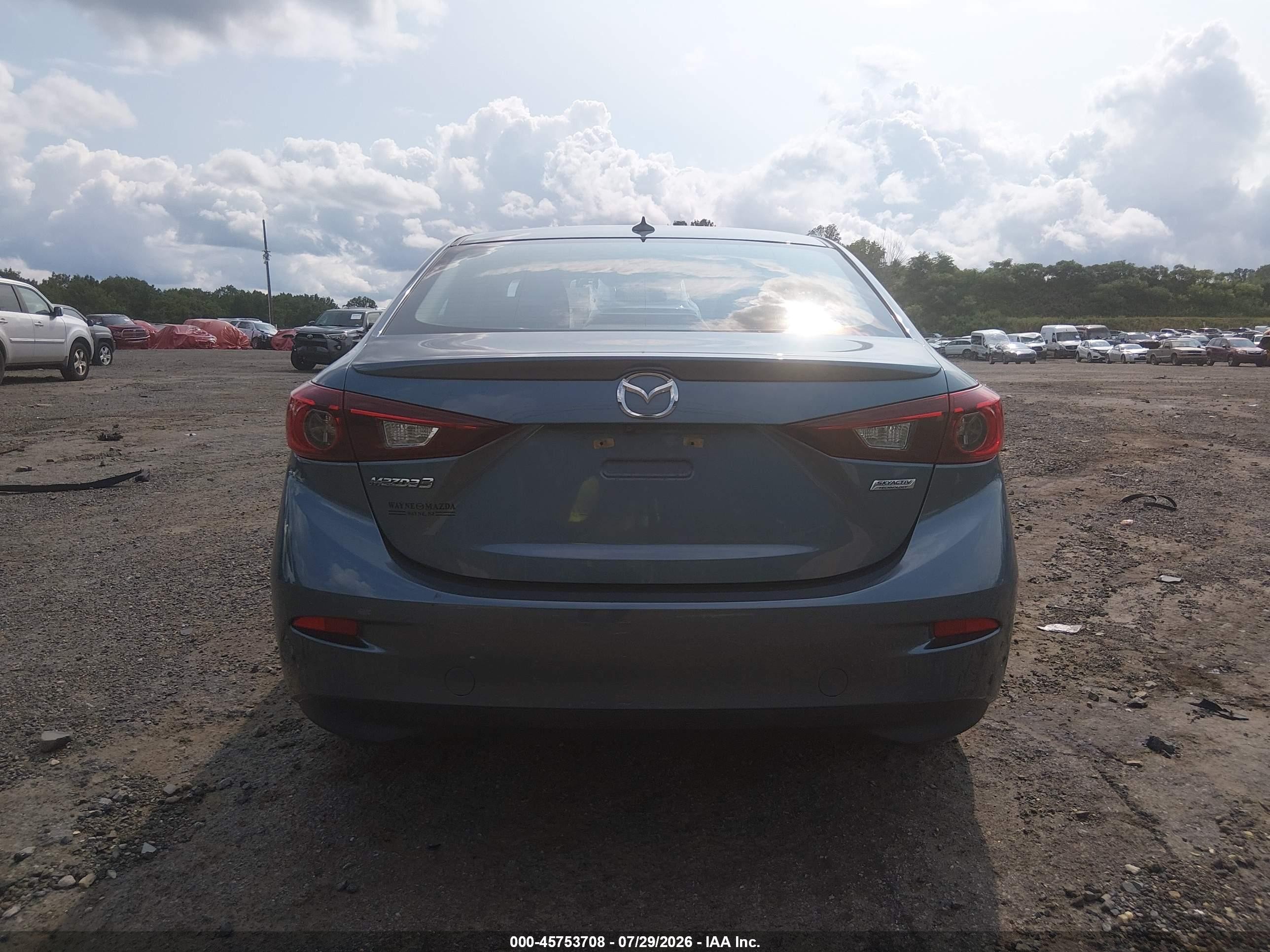 2015 Mazda Mazda3 I Touring Blue vin: JM1BM1V75F1249891