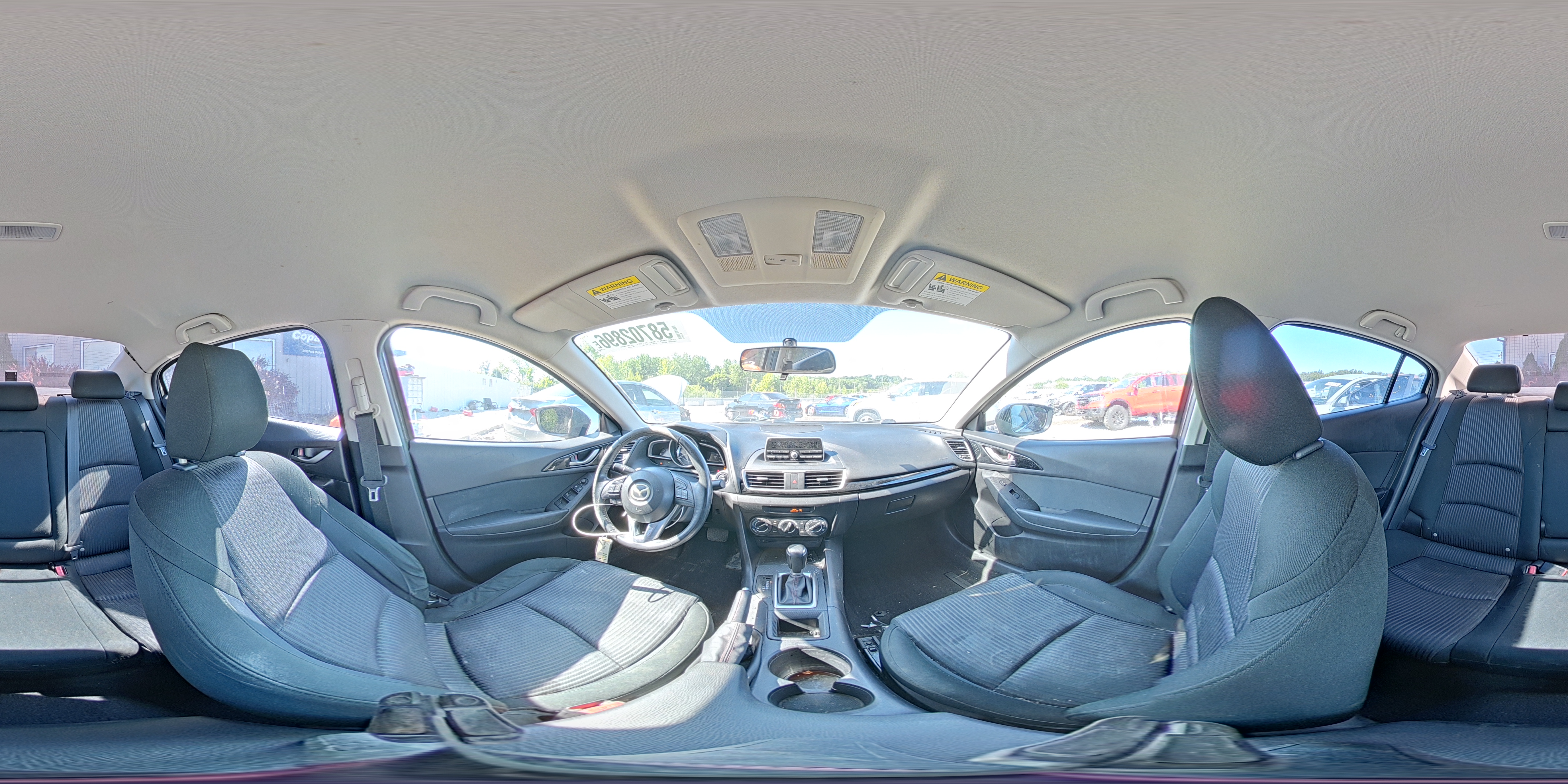 2014 Mazda 3 Touring Charcoal vin: JM1BM1V76E1111923