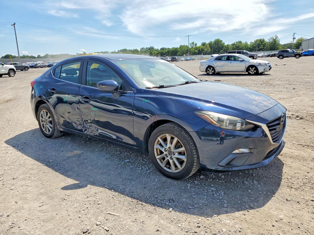 2014 Mazda 3 Touring Blue vin: JM1BM1V76E1123764