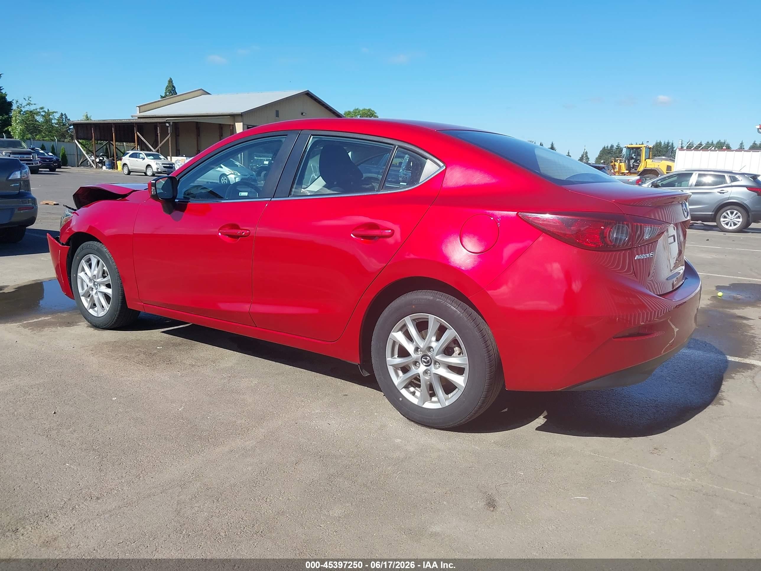 2014 Mazda Mazda3 I Touring Красный vin: JM1BM1V76E1150642