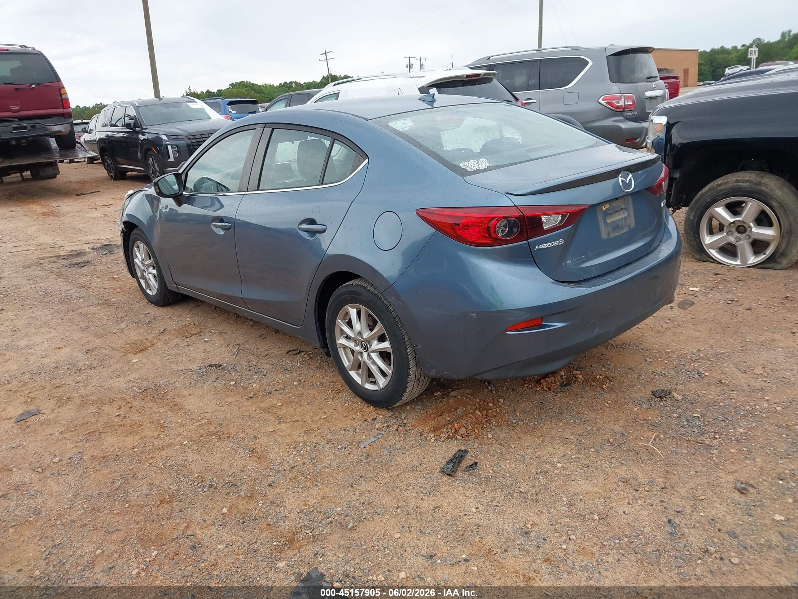 2015 Mazda Mazda3 I Touring Blue vin: JM1BM1V76F1223963