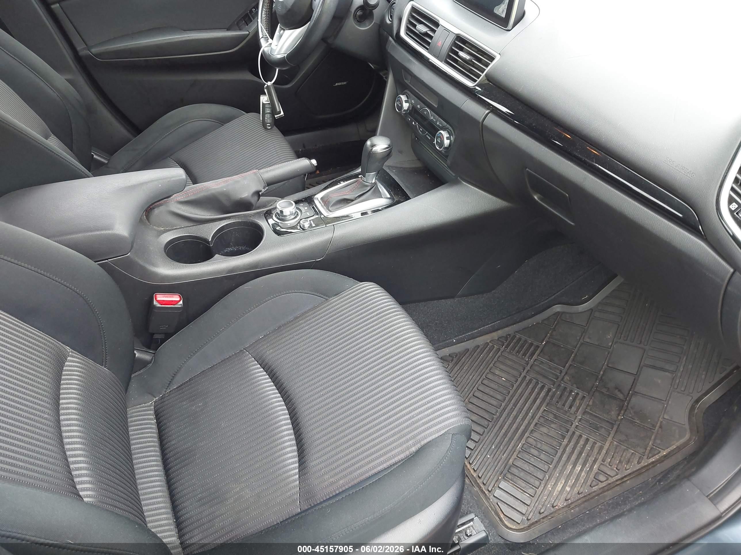 2015 Mazda Mazda3 I Touring Blue vin: JM1BM1V76F1223963