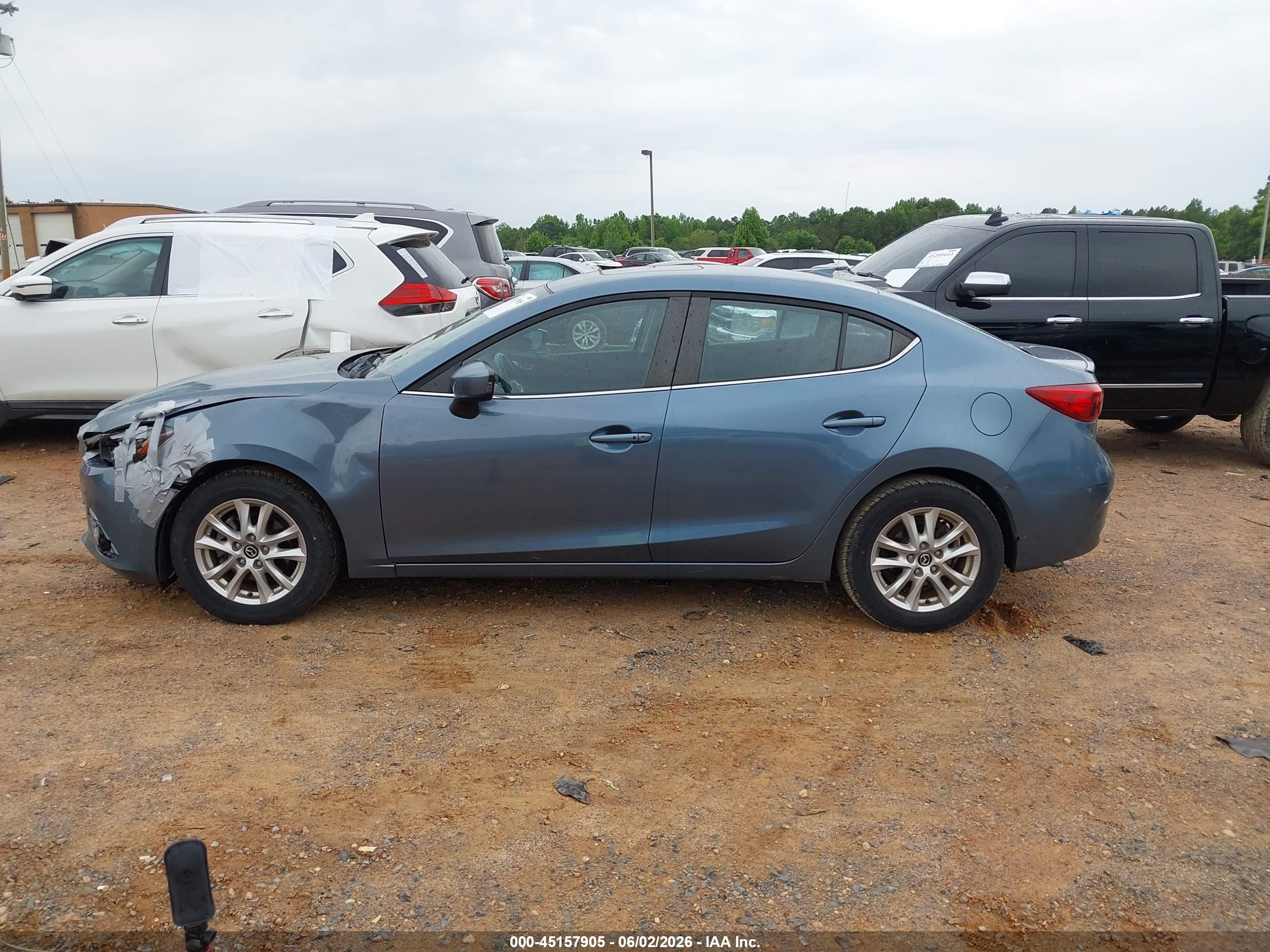 2015 Mazda Mazda3 I Touring Blue vin: JM1BM1V76F1223963