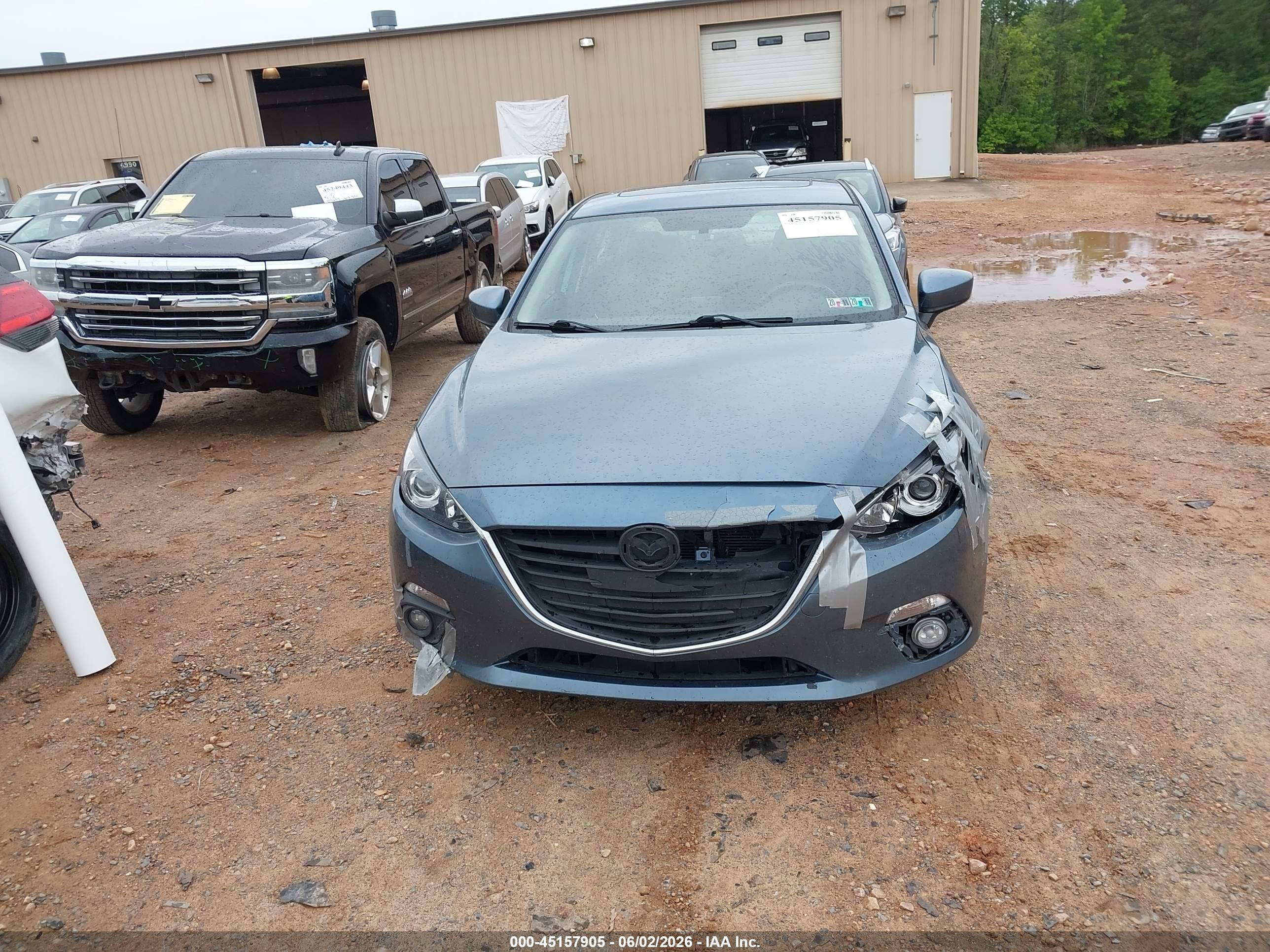 2015 Mazda Mazda3 I Touring Blue vin: JM1BM1V76F1223963