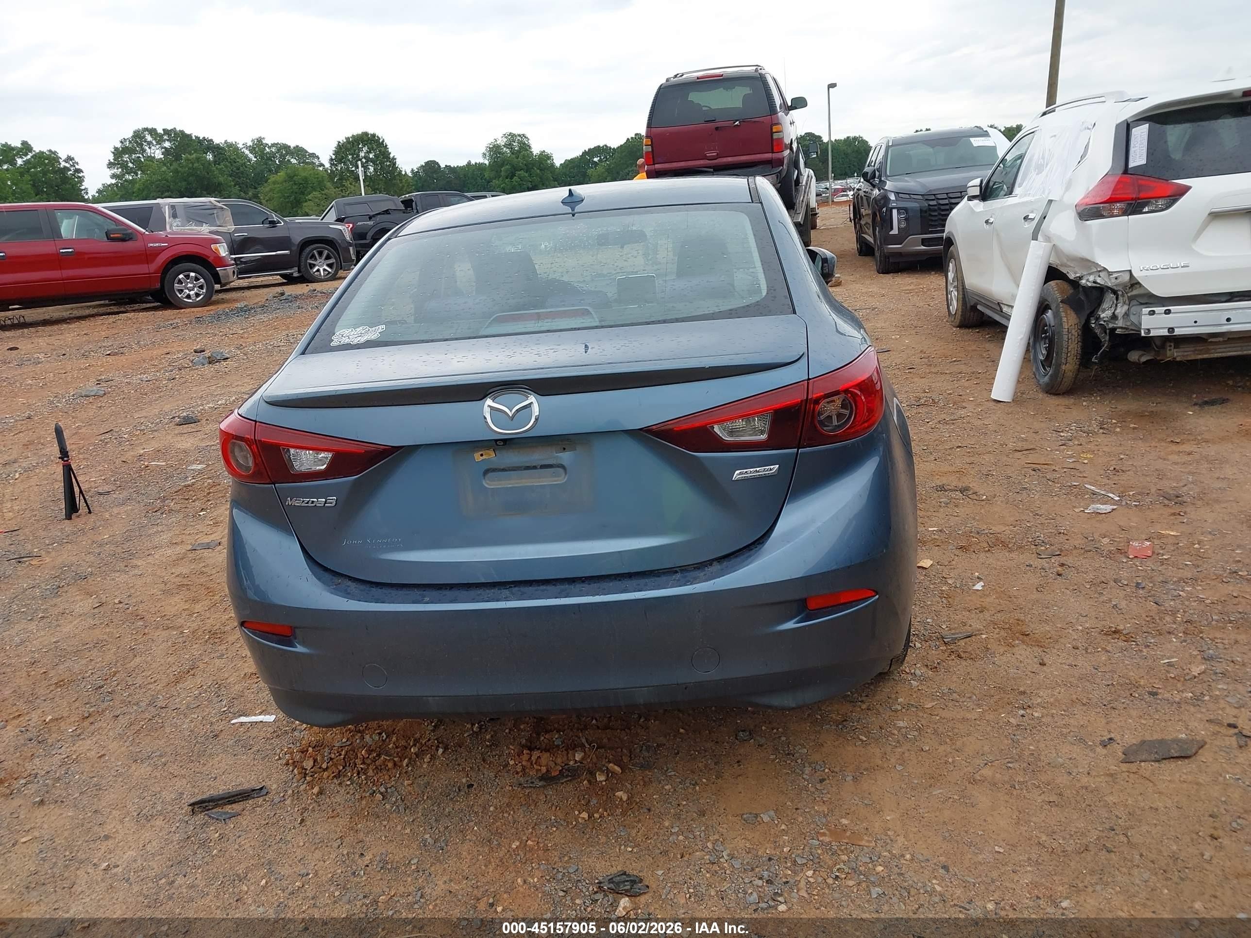 2015 Mazda Mazda3 I Touring Blue vin: JM1BM1V76F1223963