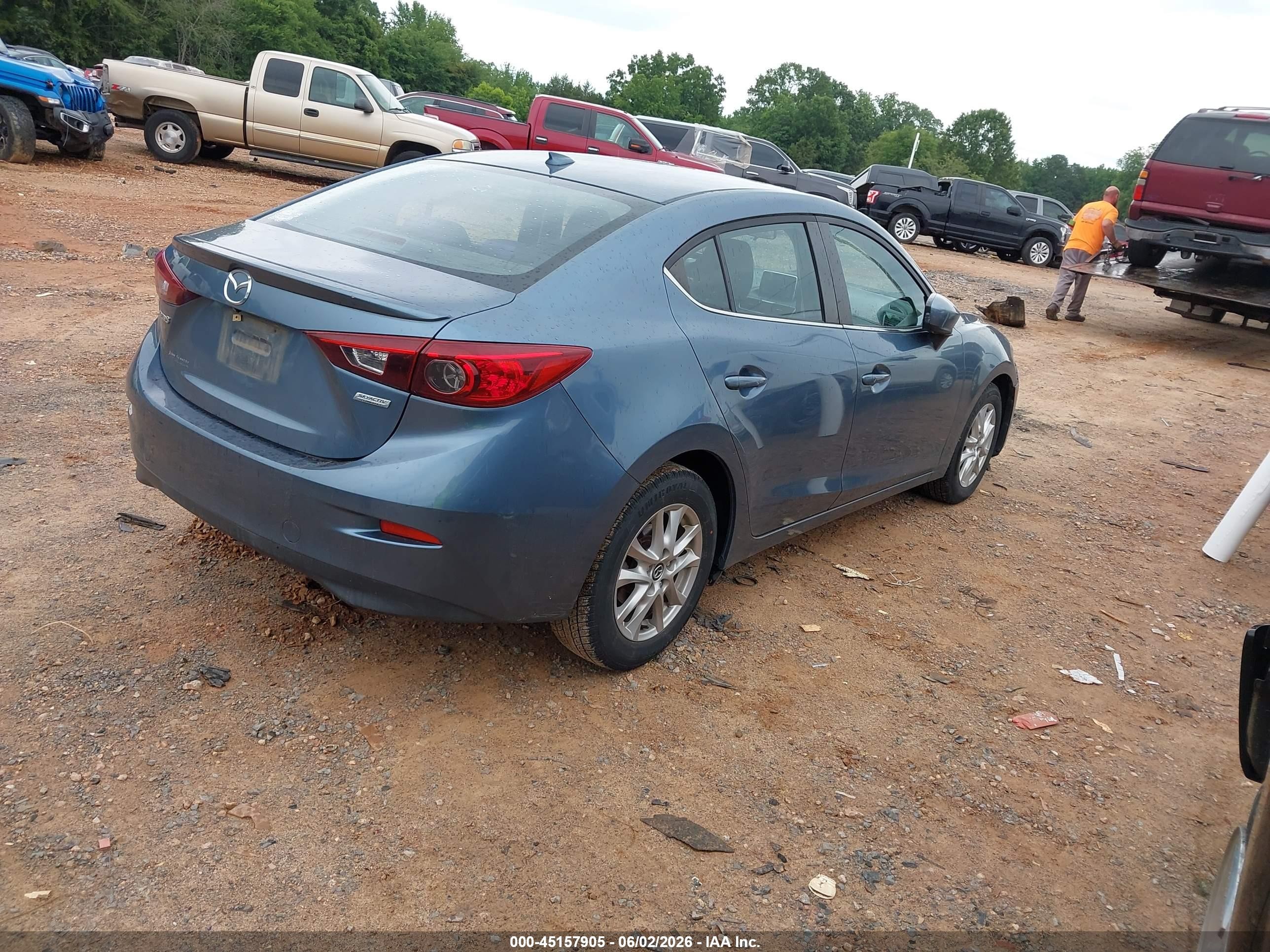 2015 Mazda Mazda3 I Touring Blue vin: JM1BM1V76F1223963