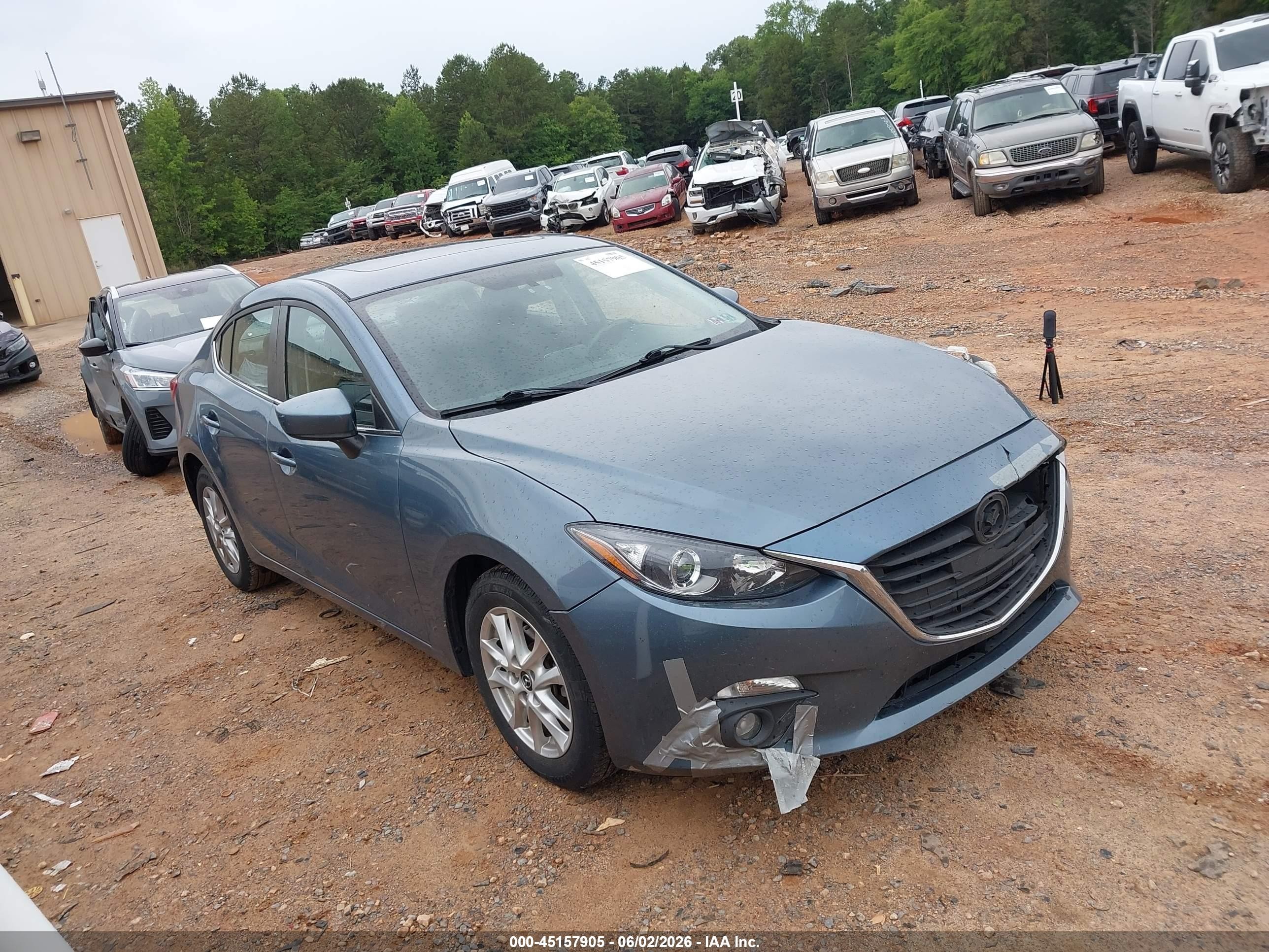 2015 Mazda Mazda3 I Touring Blue vin: JM1BM1V76F1223963