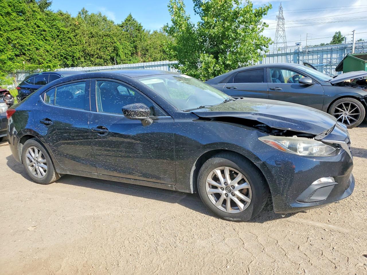 2014 Mazda 3 Touring Black vin: JM1BM1V77E1106097
