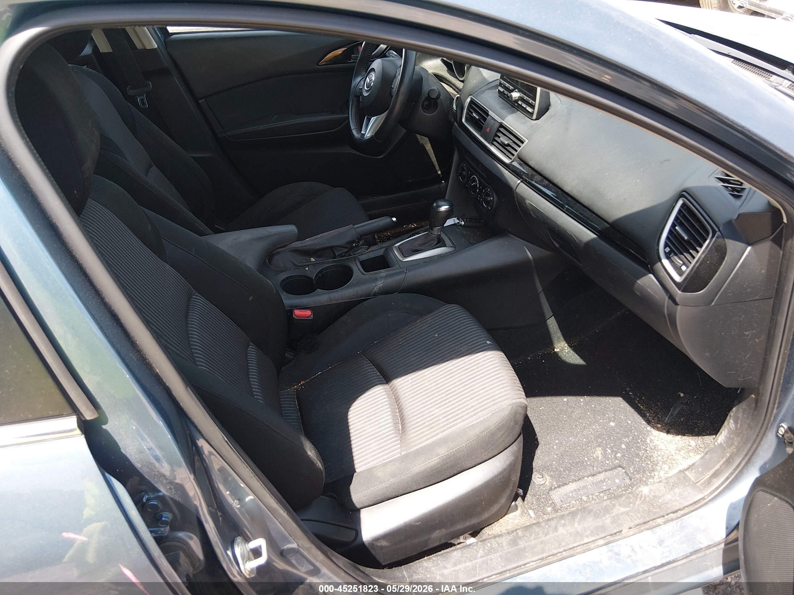2014 Mazda Mazda3 I Touring Gray vin: JM1BM1V77E1173170