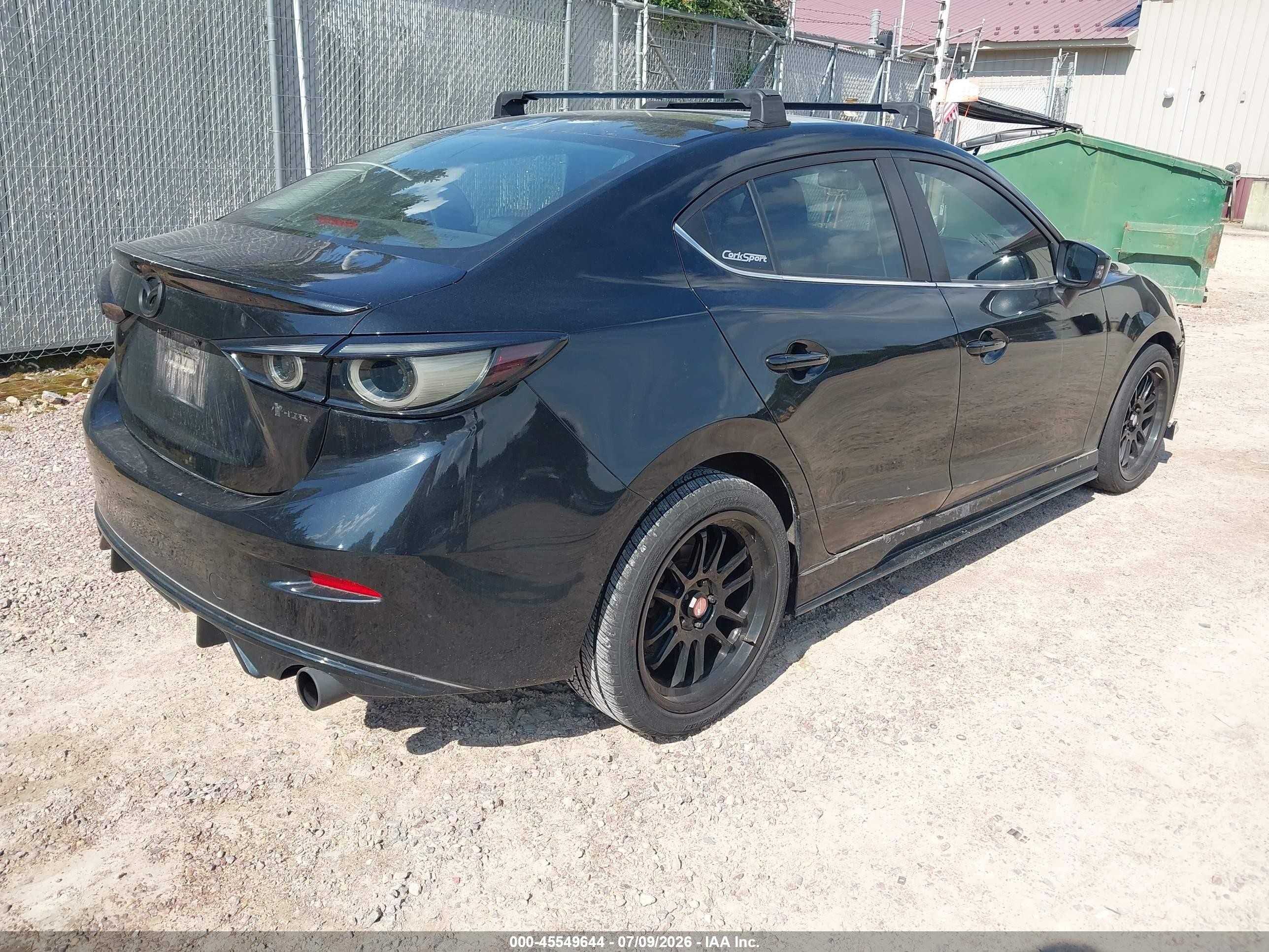 2014 Mazda Mazda3 I Touring Черный vin: JM1BM1V77E1180457