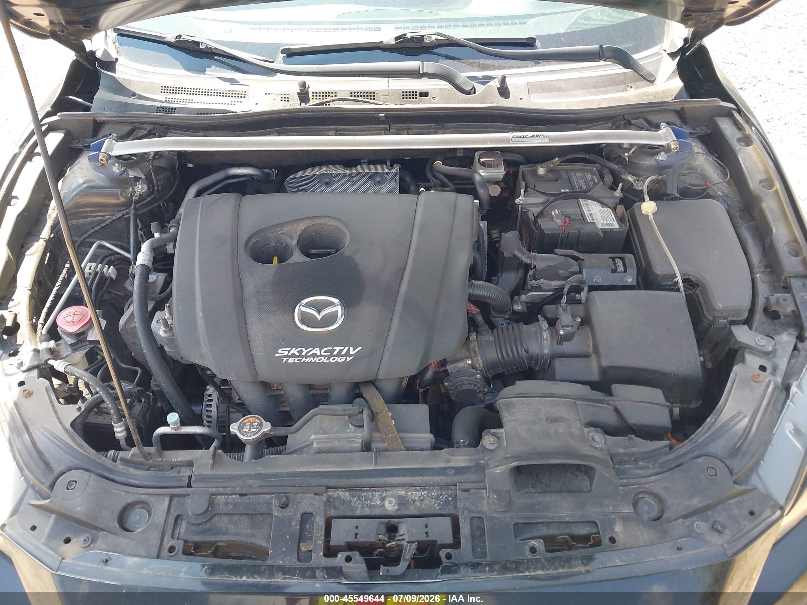 2014 Mazda Mazda3 I Touring Черный vin: JM1BM1V77E1180457
