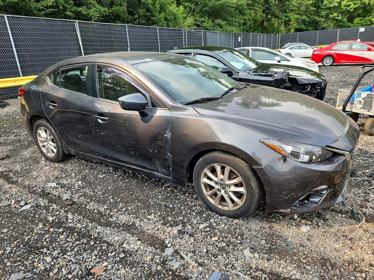 2014 Mazda 3 Touring Gray vin: JM1BM1V77E1184587