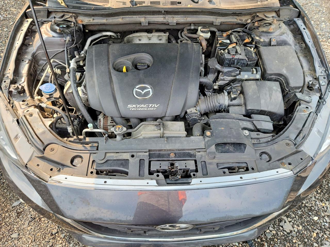 2014 Mazda 3 Touring Gray vin: JM1BM1V77E1184587