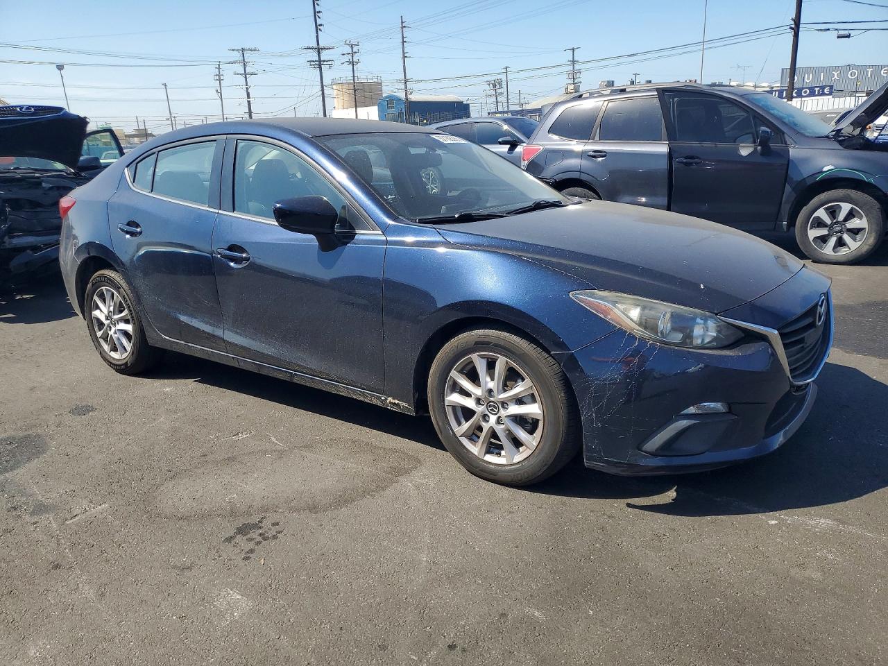 2014 Mazda 3 Touring Blue vin: JM1BM1V77E1196304