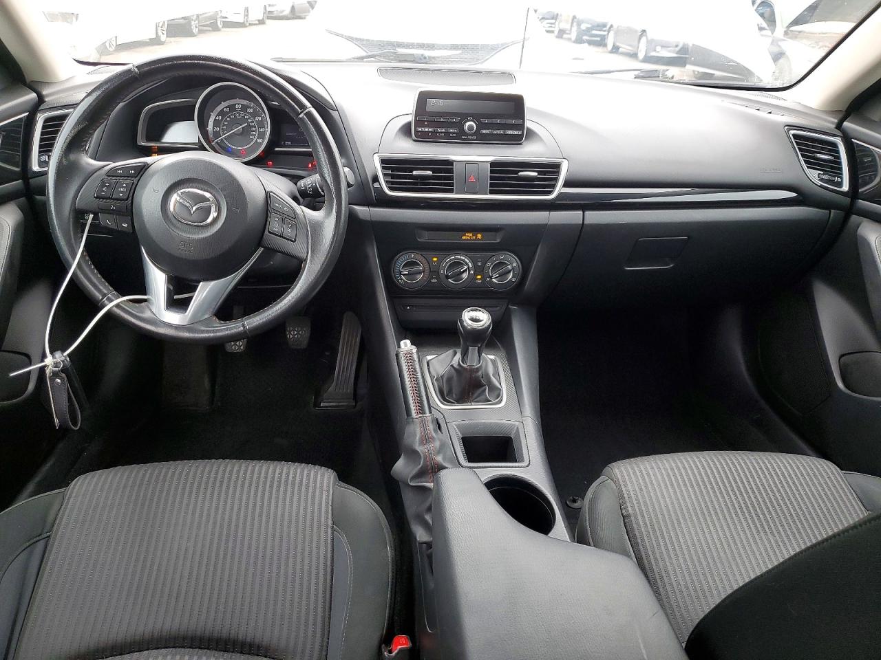 2014 Mazda 3 Touring White vin: JM1BM1V77E1214106