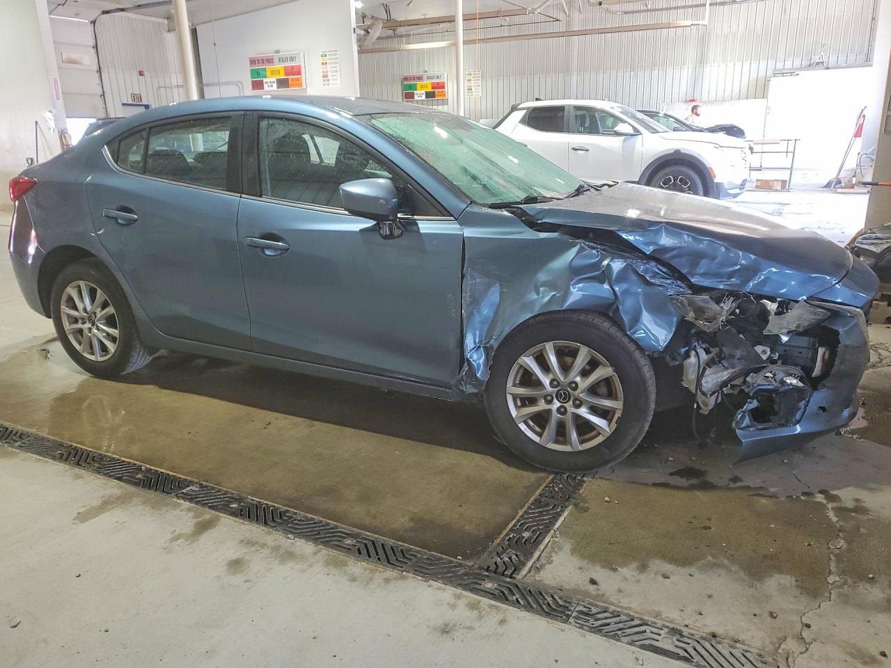 2015 Mazda 3 Touring Blue vin: JM1BM1V77F1249536