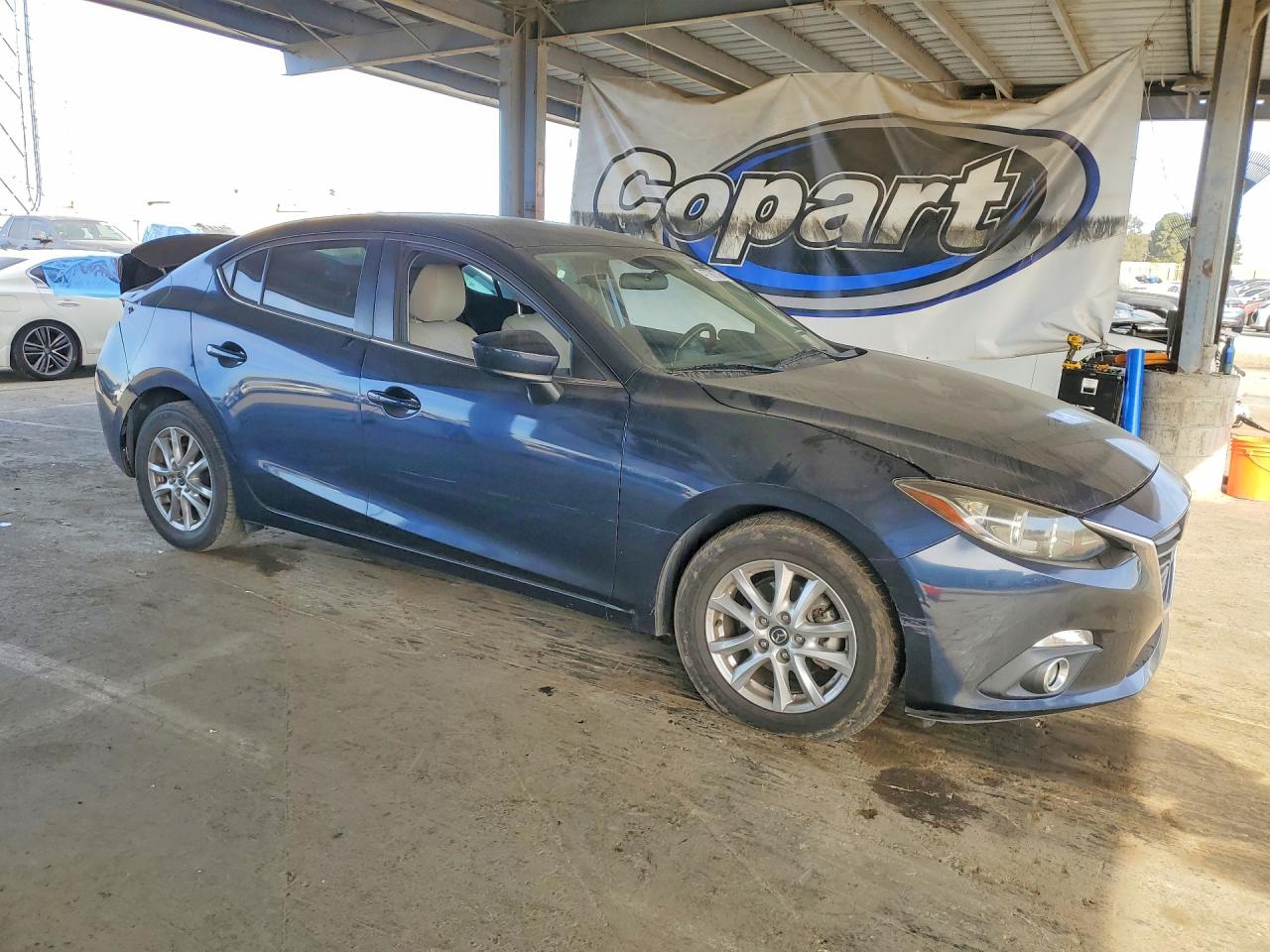 2014 Mazda 3 Touring Синий vin: JM1BM1V78E1126116