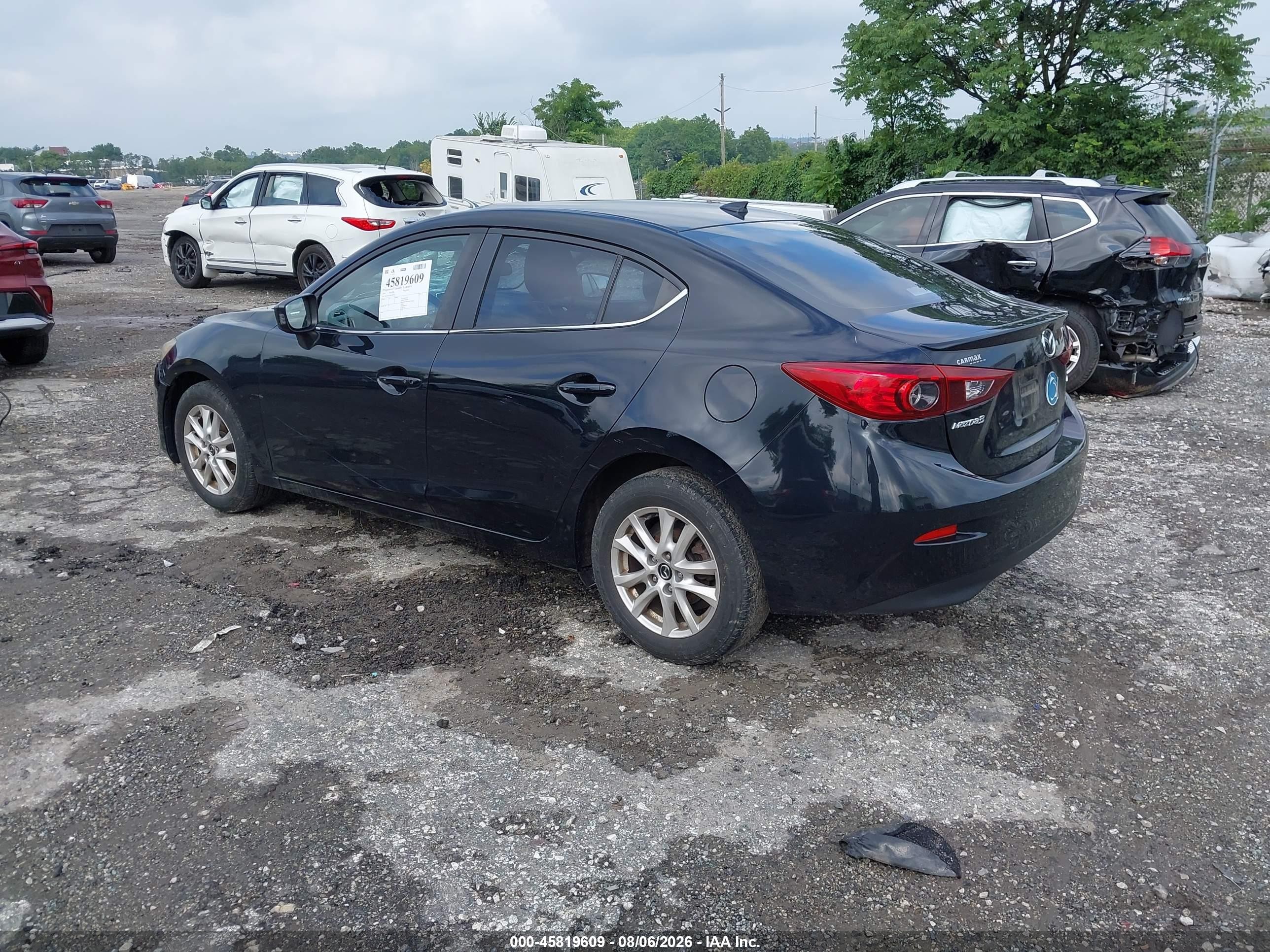 2014 Mazda Mazda3 I Touring Черный vin: JM1BM1V78E1203714