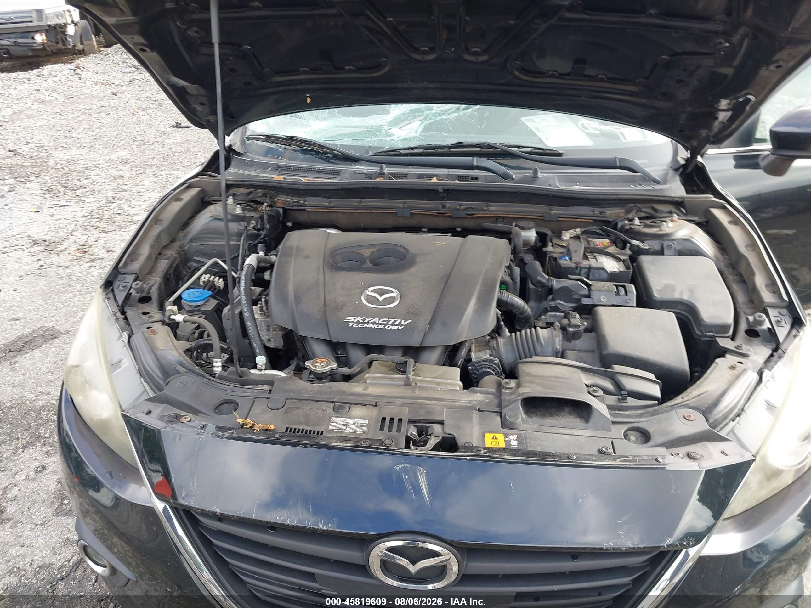 2014 Mazda Mazda3 I Touring Черный vin: JM1BM1V78E1203714