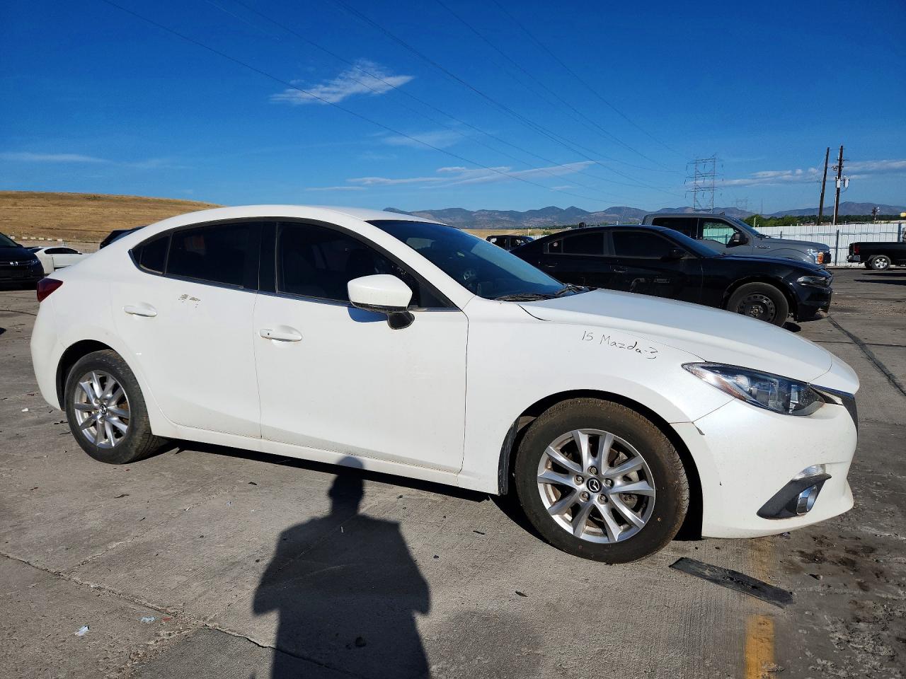 2015 Mazda 3 Touring White vin: JM1BM1V78F1267284