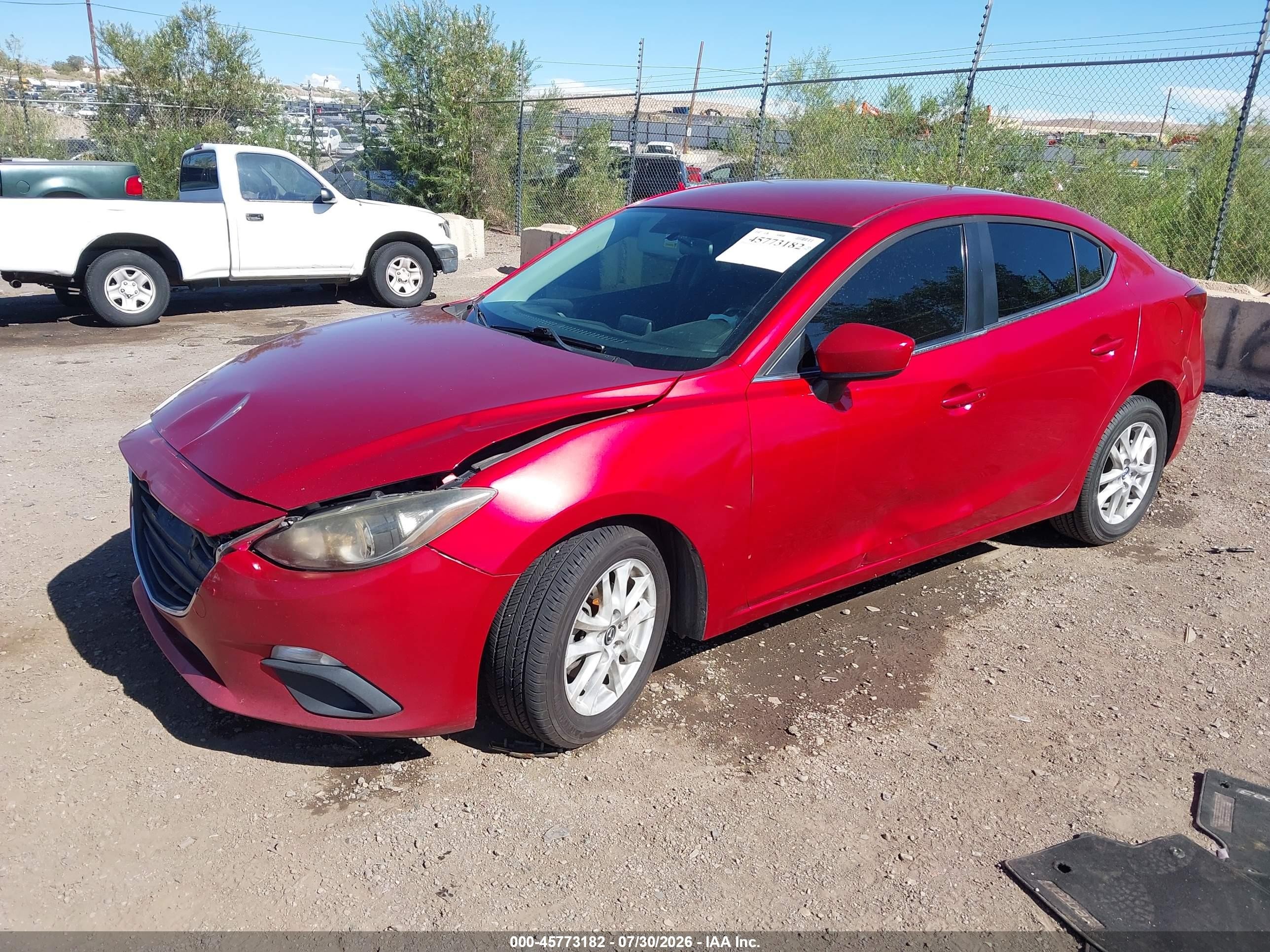 2014 Mazda Mazda3 I Touring Red vin: JM1BM1V79E1116159