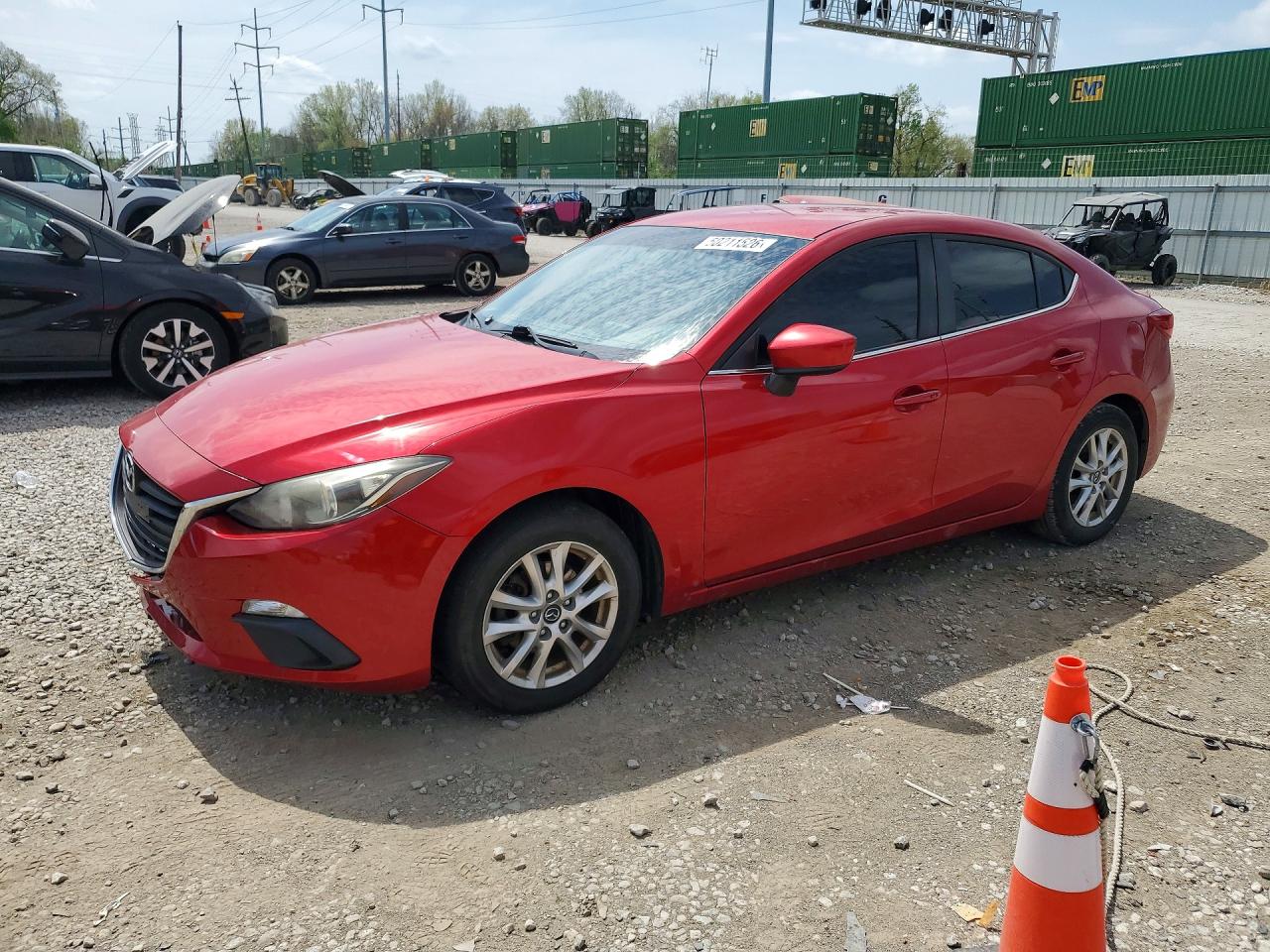 2014 Mazda 3 Touring Red vin: JM1BM1V79E1125220