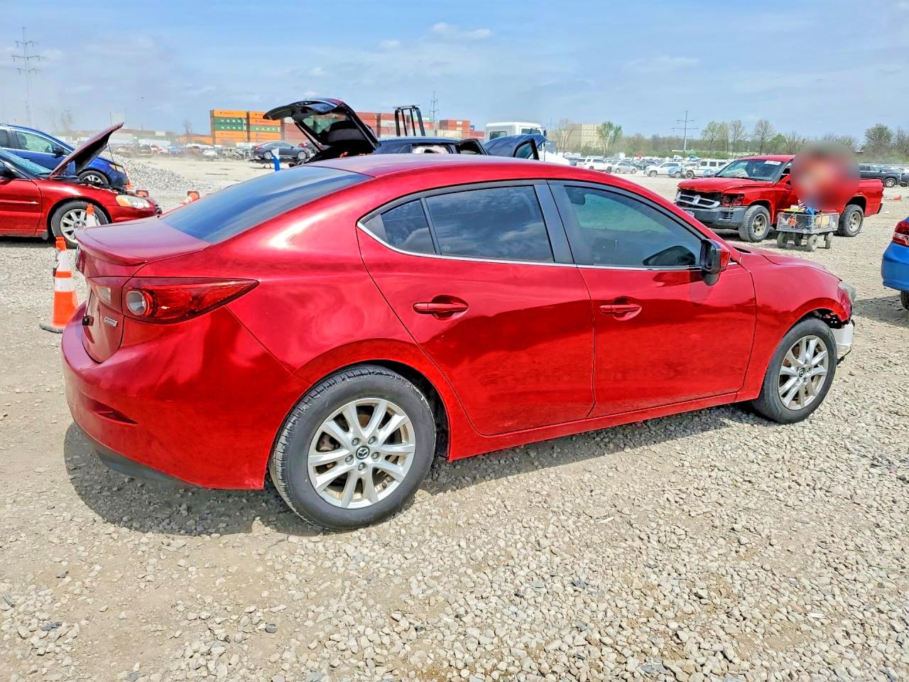 2014 Mazda 3 Touring Red vin: JM1BM1V79E1125220