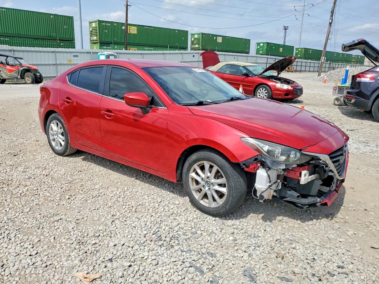2014 Mazda 3 Touring Red vin: JM1BM1V79E1125220